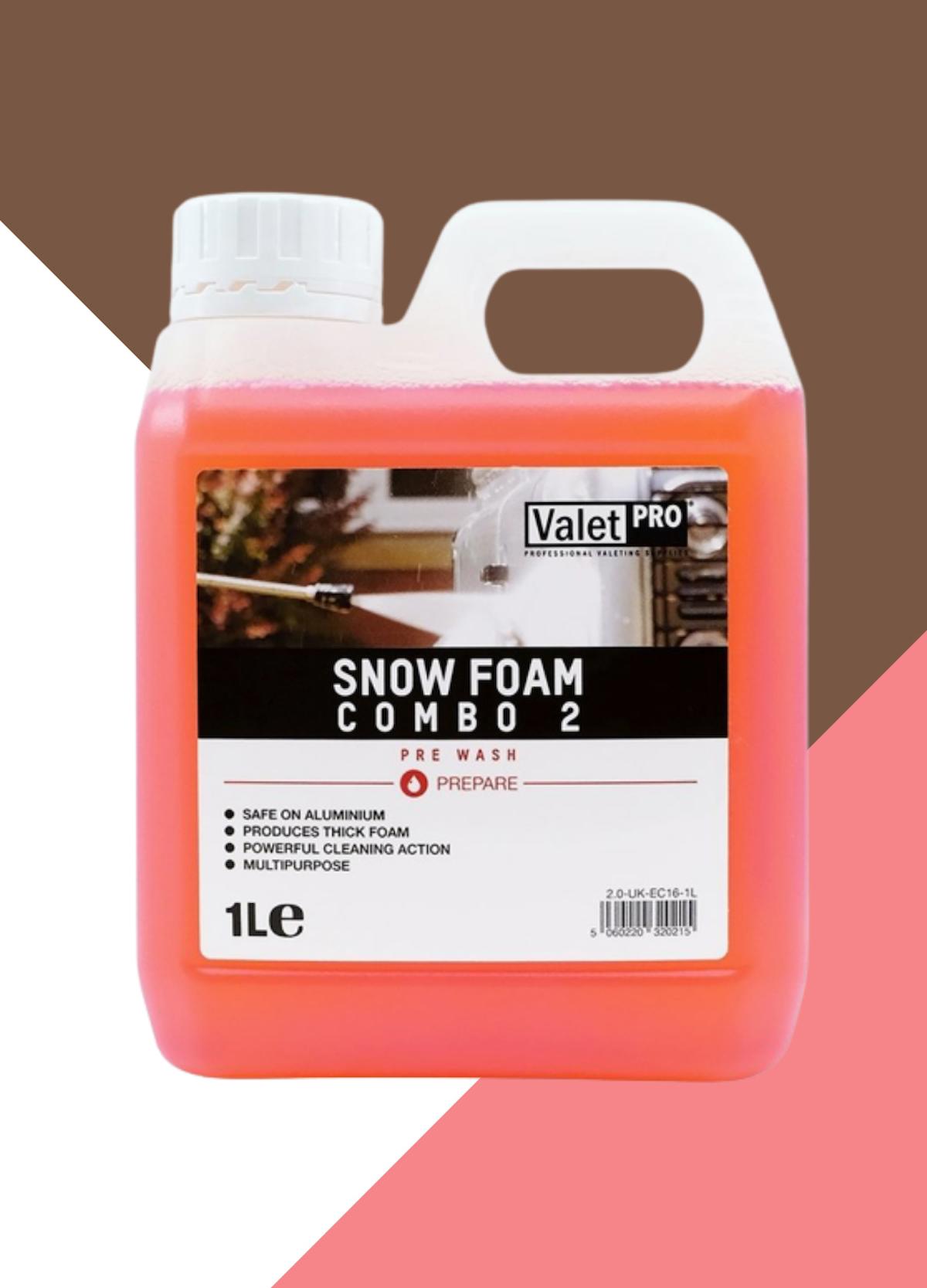 Valet Pro Yoğun Kir Sökücü Köpük - Snow Combo2  1lt.