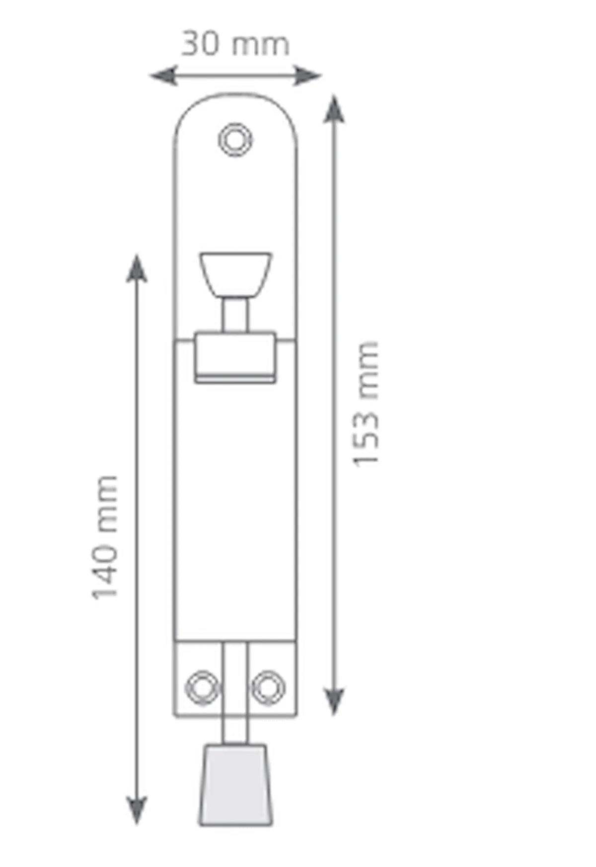 Basmalı Kapı Stoperi (Zamak)