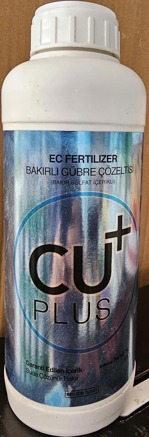 Cu+Plus Bakırlı Gübre Çözeltisi (1 Lt)