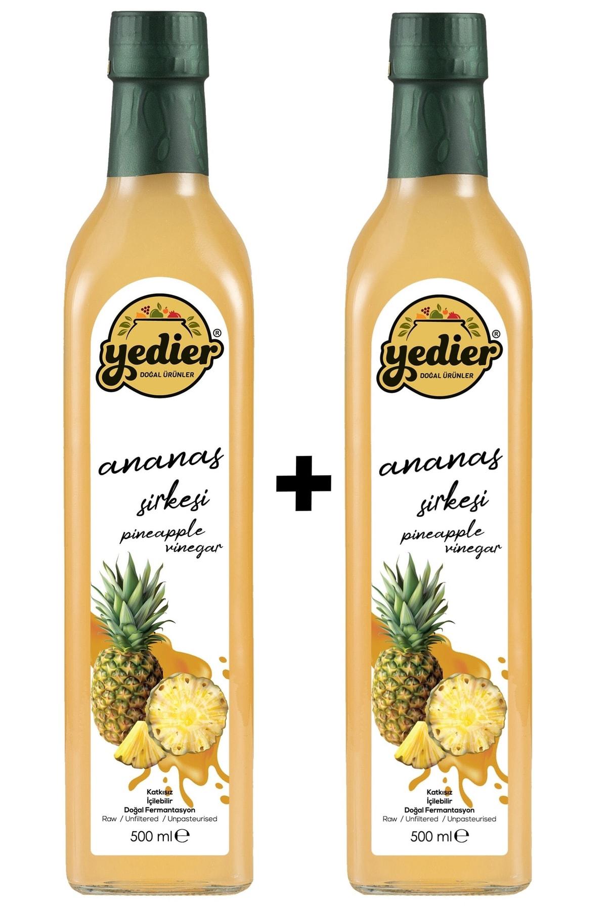 Yedier Ananas Sirkesi 500 Ml - 2'li Paket