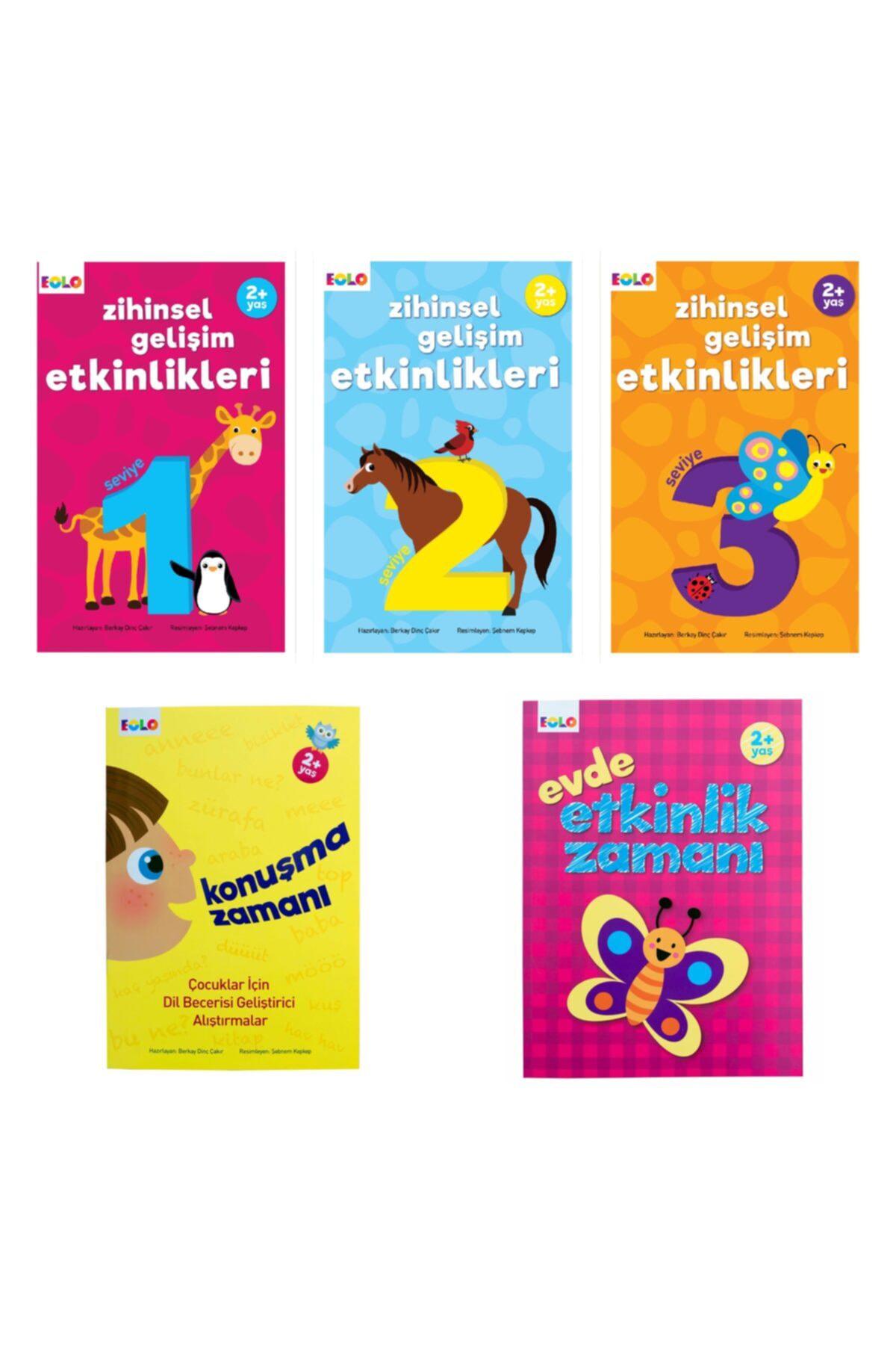 2+ Yaş Zihinsel Gelişim Etkinlikleri  Evde Etkinlik Zamanı Ve Konuşma Zamanı 5 Kitap