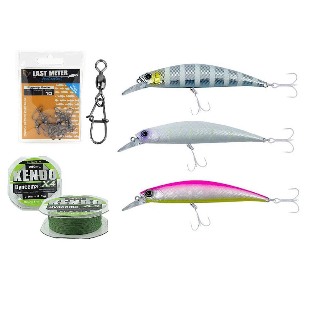 YekOutdoor KENDO Spin Takımı Sahte Balık Rapala Seti Kendo Zero Arise 8.0 cm 5.1g Floatıng Suni Yem