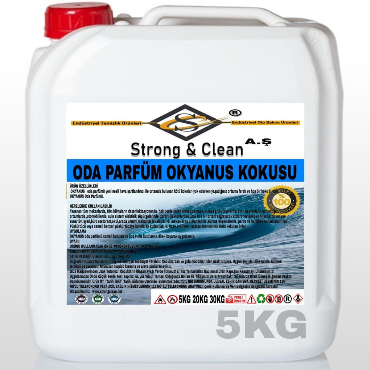 Oda Parfüm Okyanus Kokulu 5 Kg