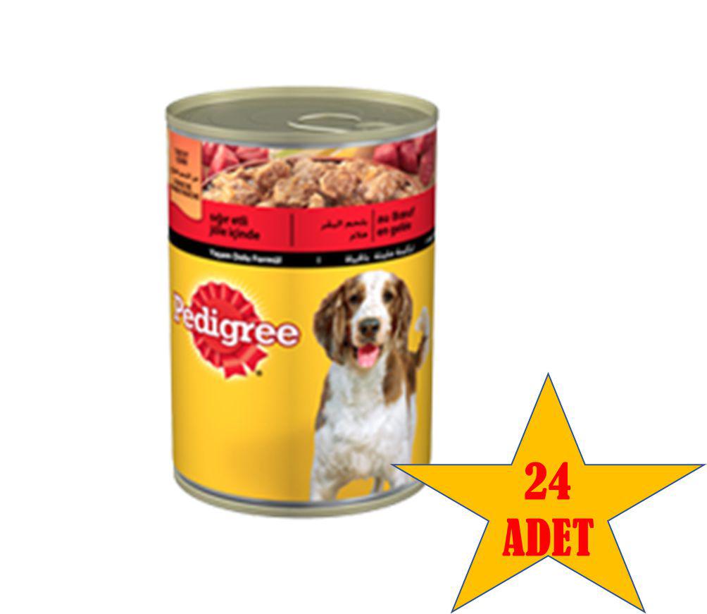 Pedigree Sığır Etli Konserve 400 Gr x 24 Adet