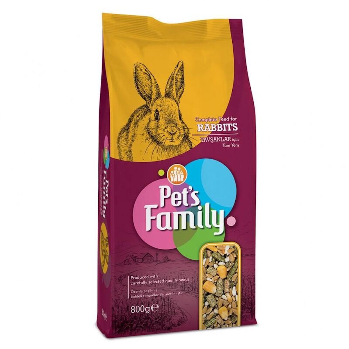 Pets Famıly Tavşan Yemi 800g