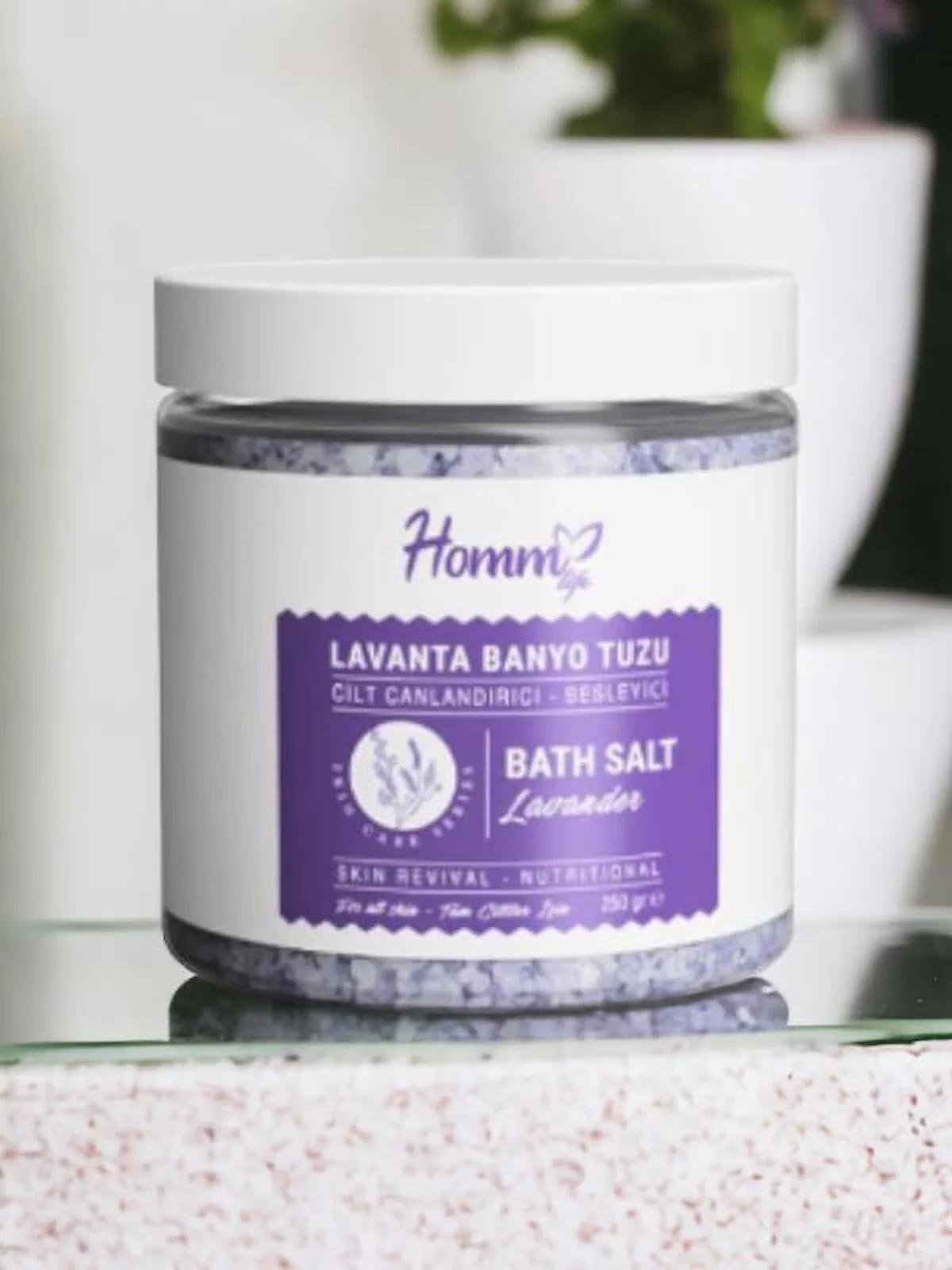 HOMM BİTKİSEL AYAK BAKIM LAVANTA BANYO TUZU 250 g