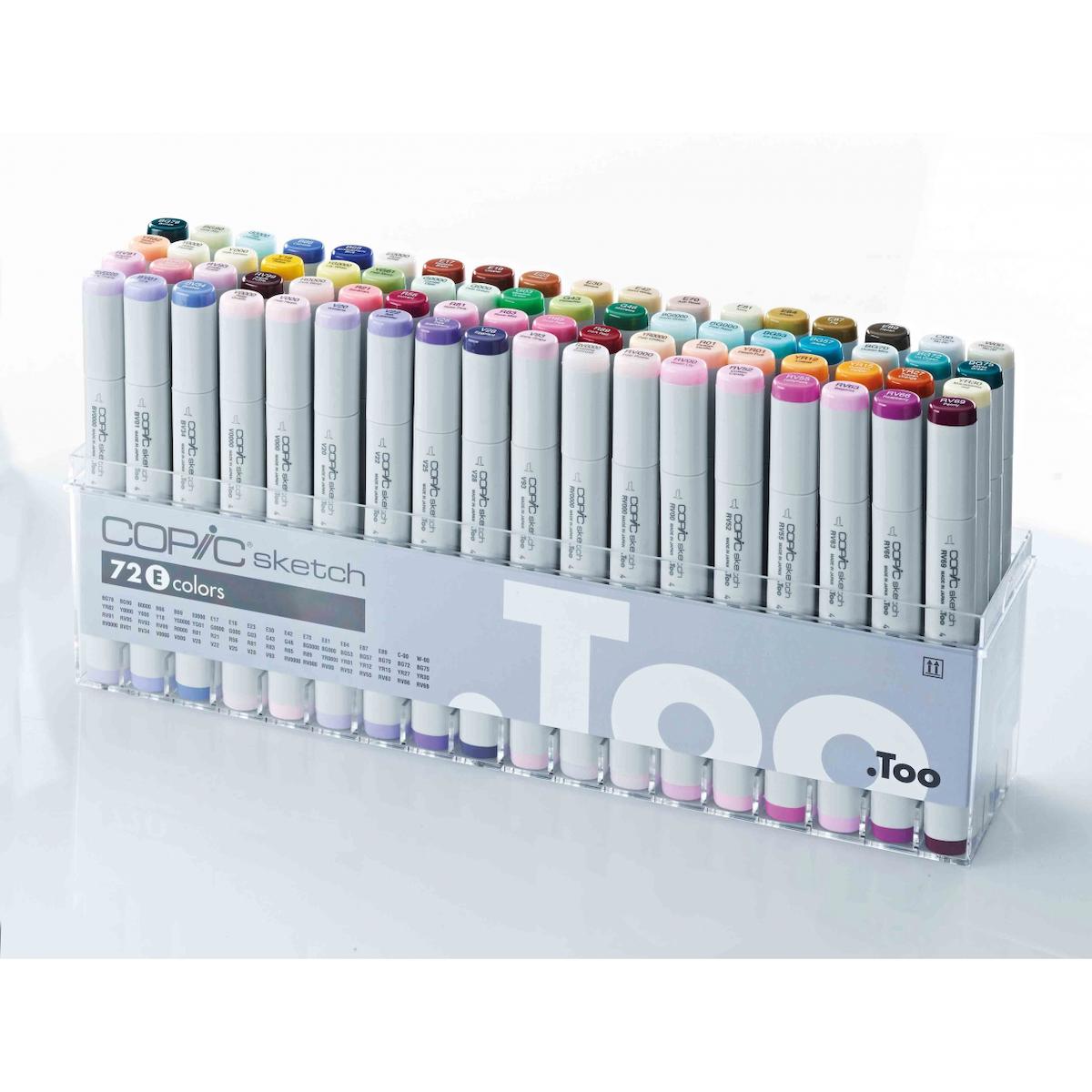 Copic Sketch Marker 72li Set E