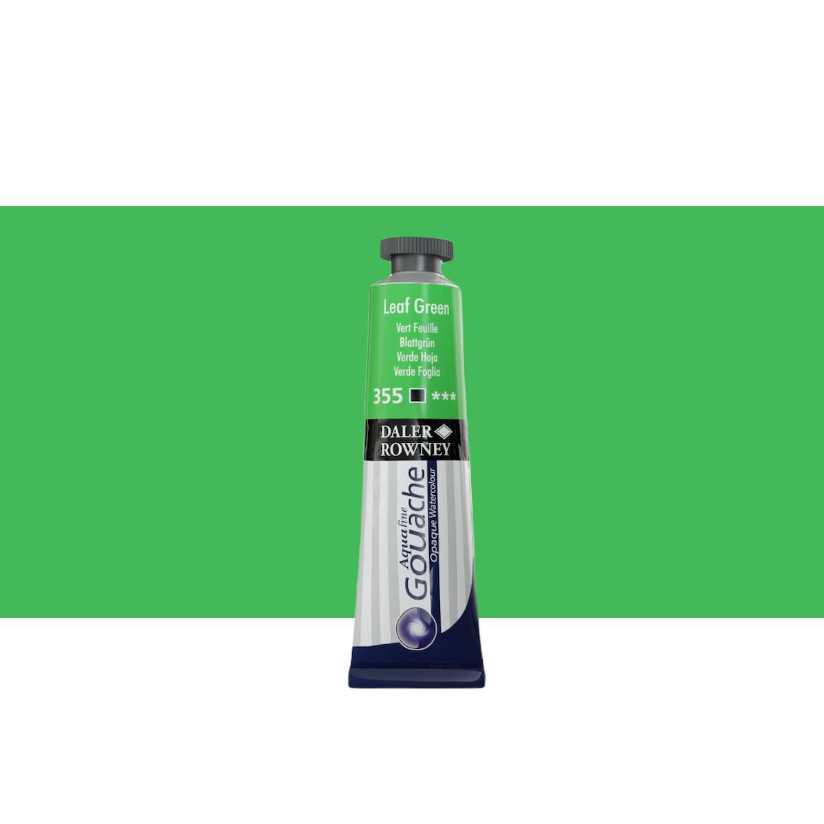 Daler Rowney Aquafine Guaj Boya Tüp 15ml 355 Leaf Green