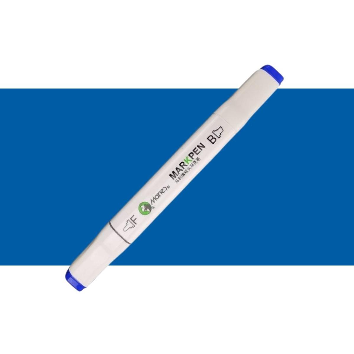 Maries Markpen Çift Taraflı Marker Kalemi Brilliant Blue 74