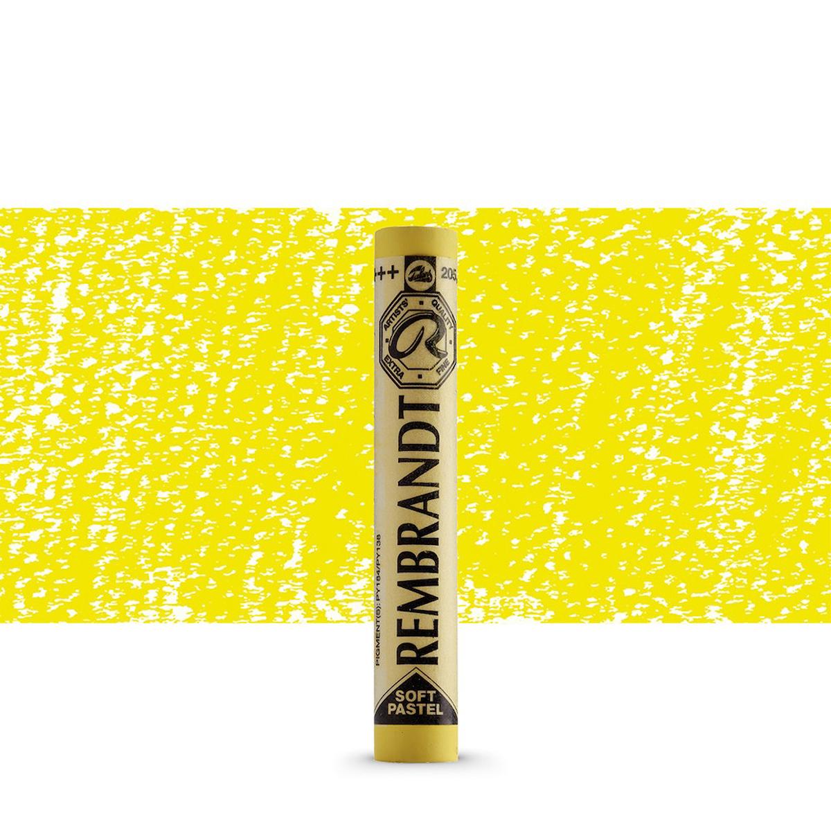 Rembrandt Soft Pastel Boya Lemon Yellow 205.5