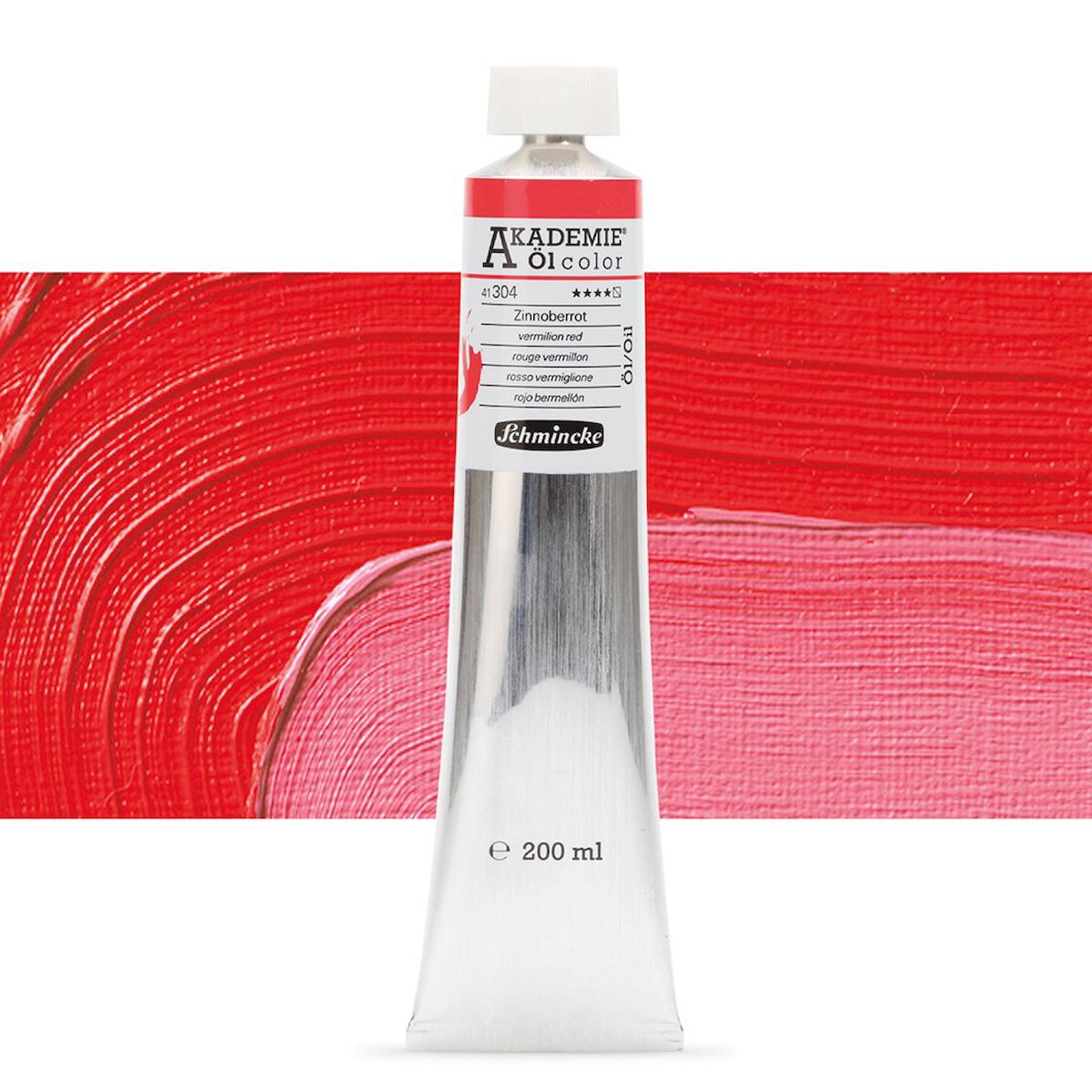 Schmincke Akademie Yağlı Boya 200ml S.1 304 Vermilion Red
