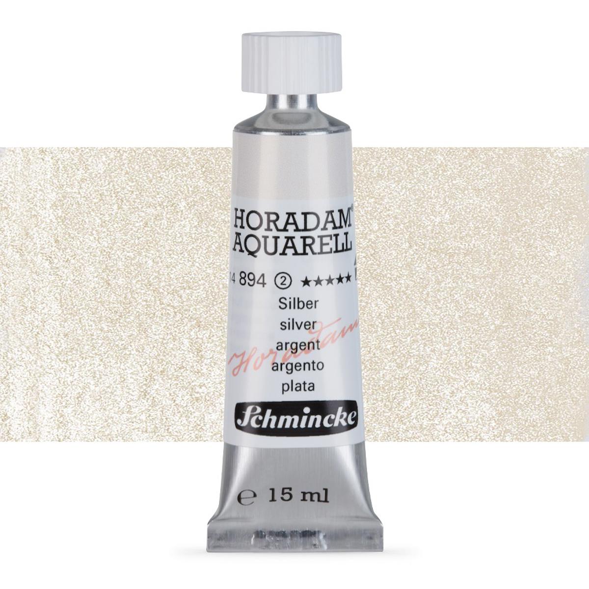 Schmincke Horadam Aquarell Tube Tüp Sulu Boya 15ml Silver 894 S.2