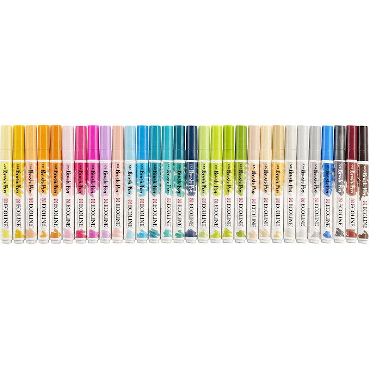 Talens Ecoline Suluboya Brush Pen 30'lu Set