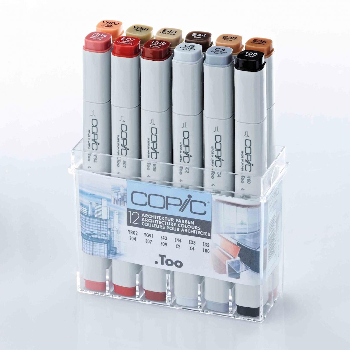 Copic Marker Kalemi Architecture Colours 12'li Set