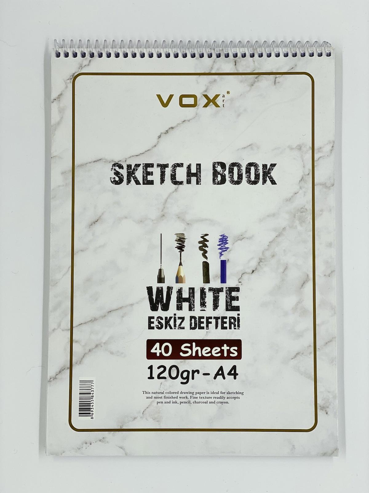 VOX Eskiz Çizim Defteri A4 120 Gr 40 Sayfa