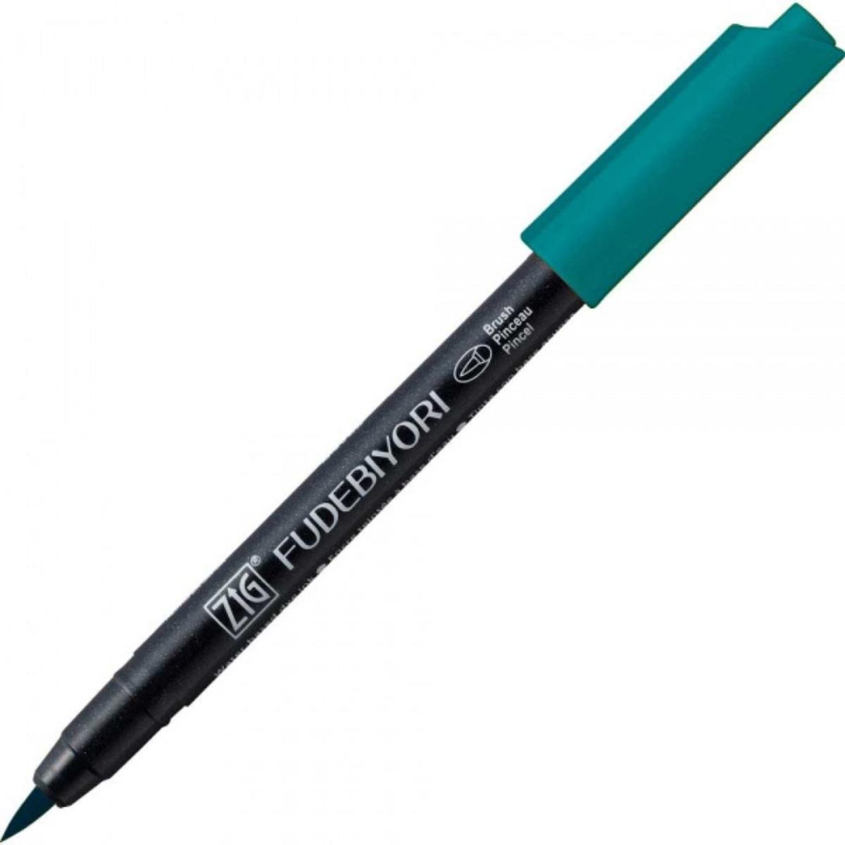 Zig Fudebiyori Brush Pen Cbk-55N Persian Green 33