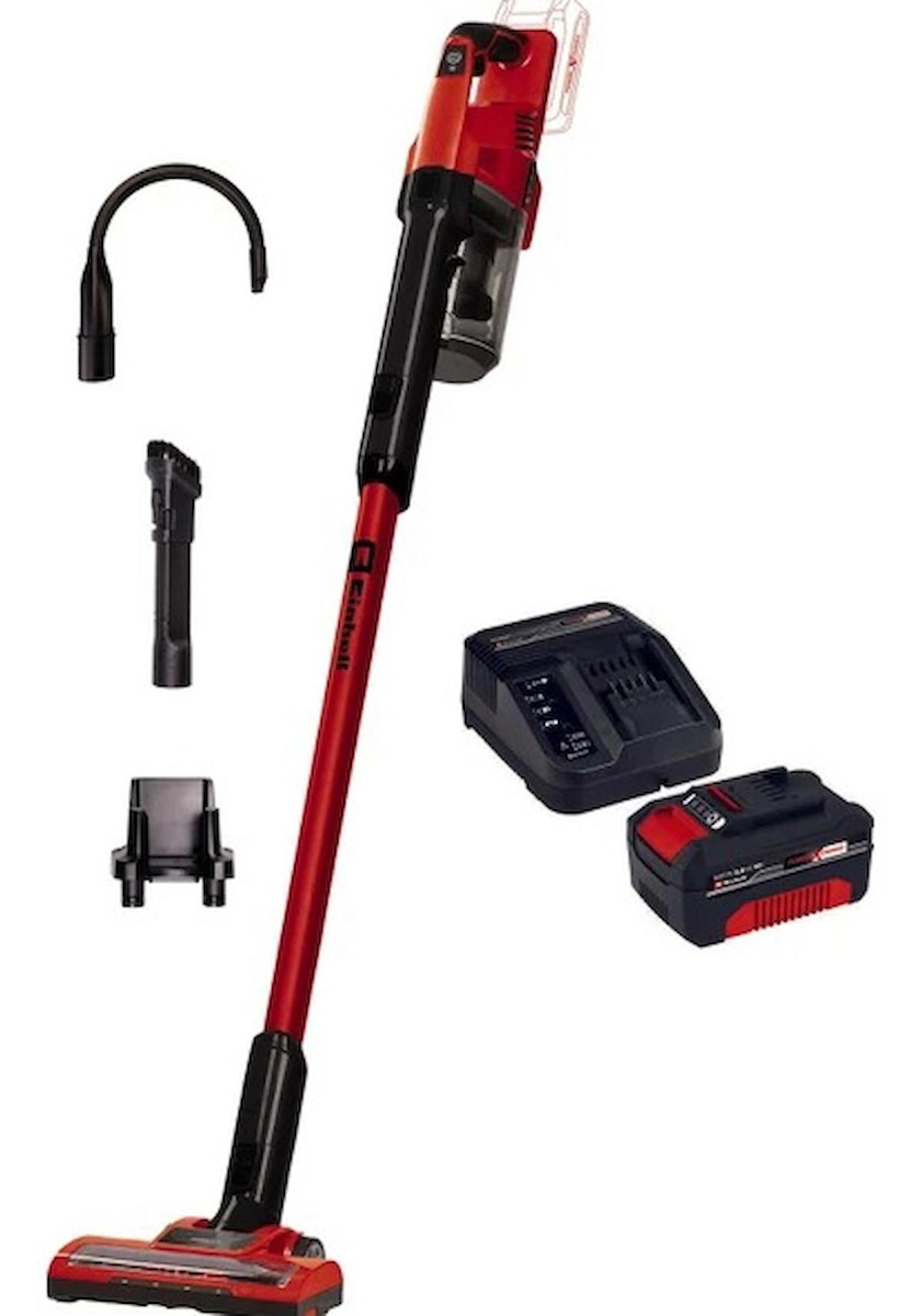 Einhell TE-SV 18 Li Solo Akülü Dikey Süpürge + Pxc Starter Kit Akü 18V