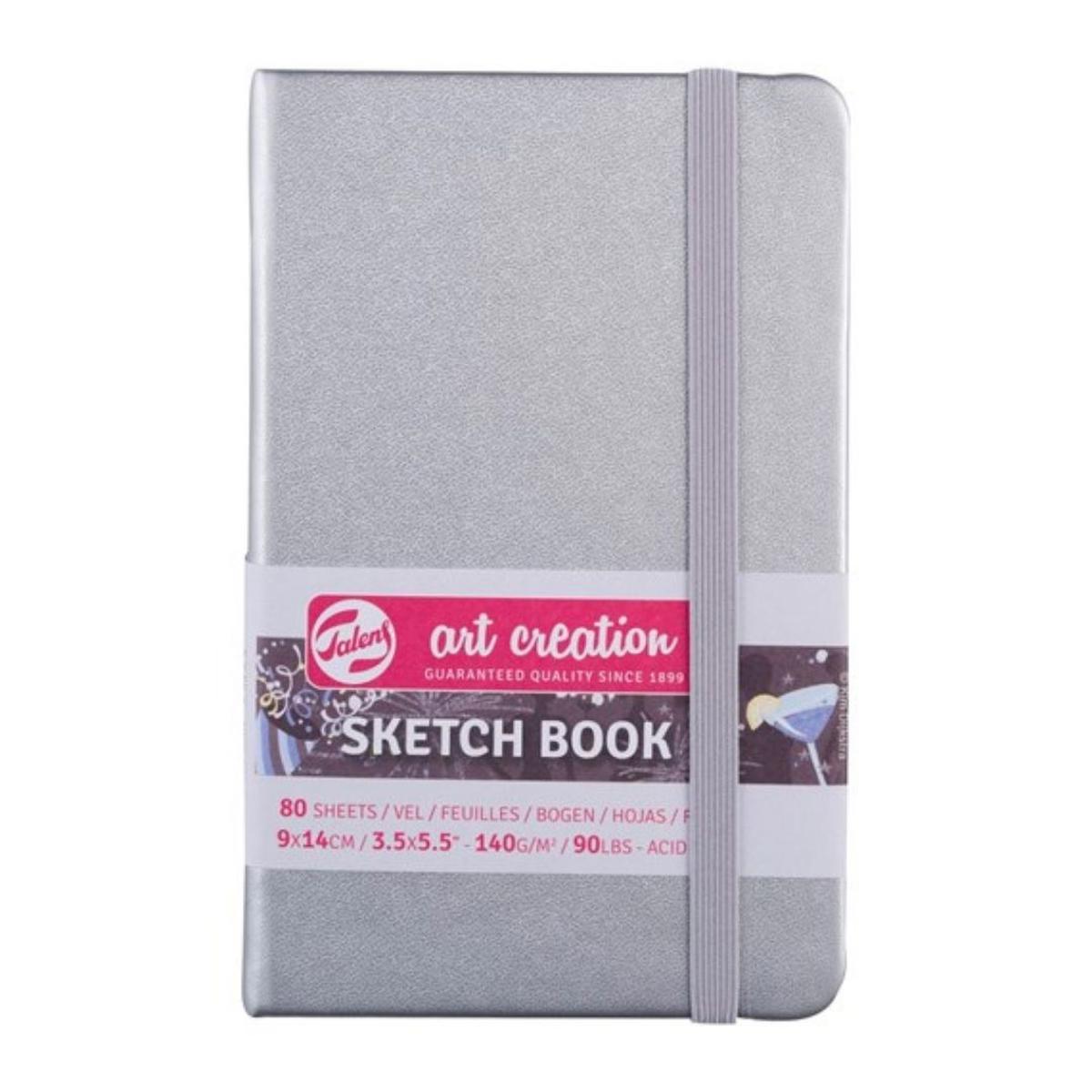 Talens Art Creation Sketch Books Eskiz Defteri 140gr. 9 X 14 Gümüş