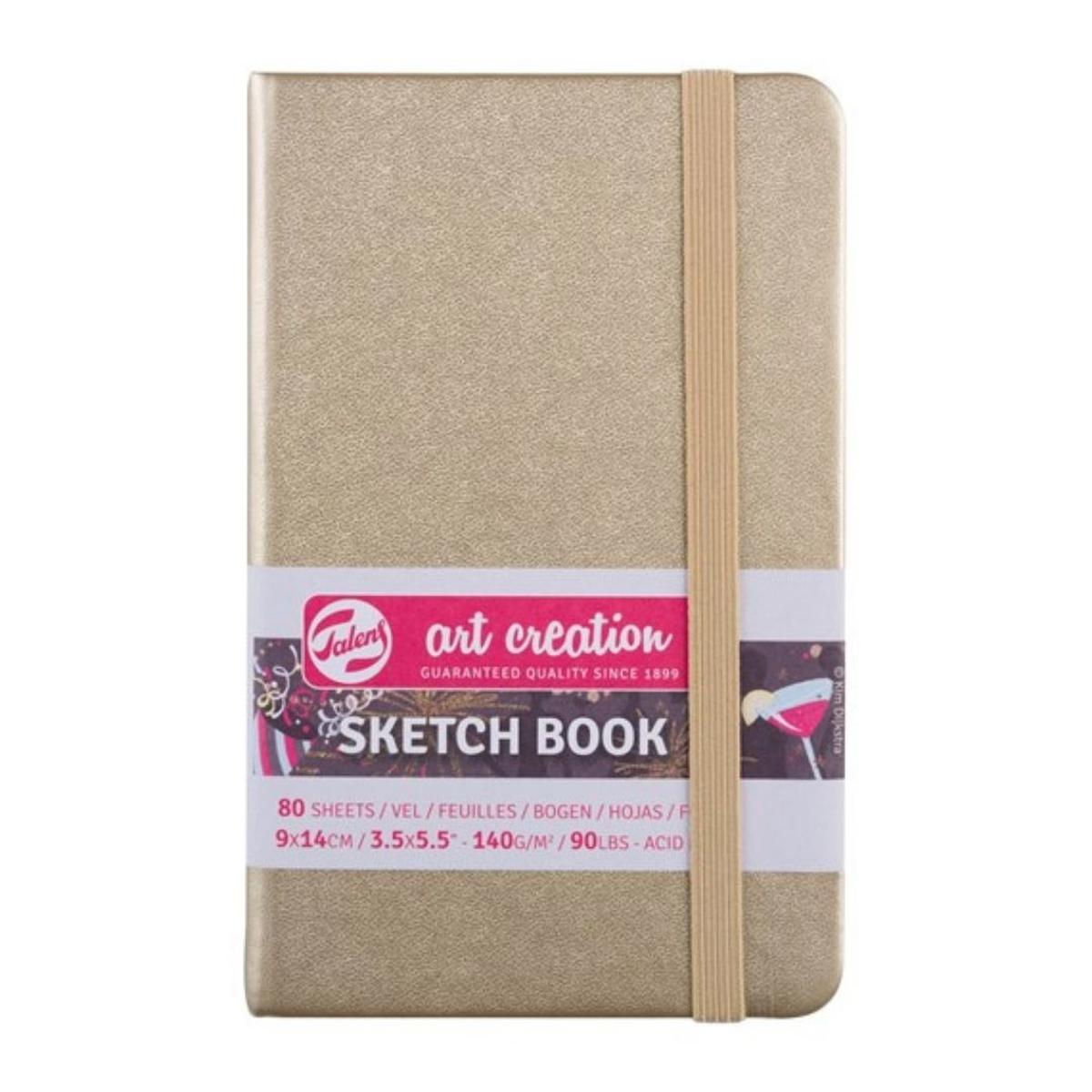 Talens Art Creation Sketch Books Eskiz Defteri 140gr. 9 X 14 Altın