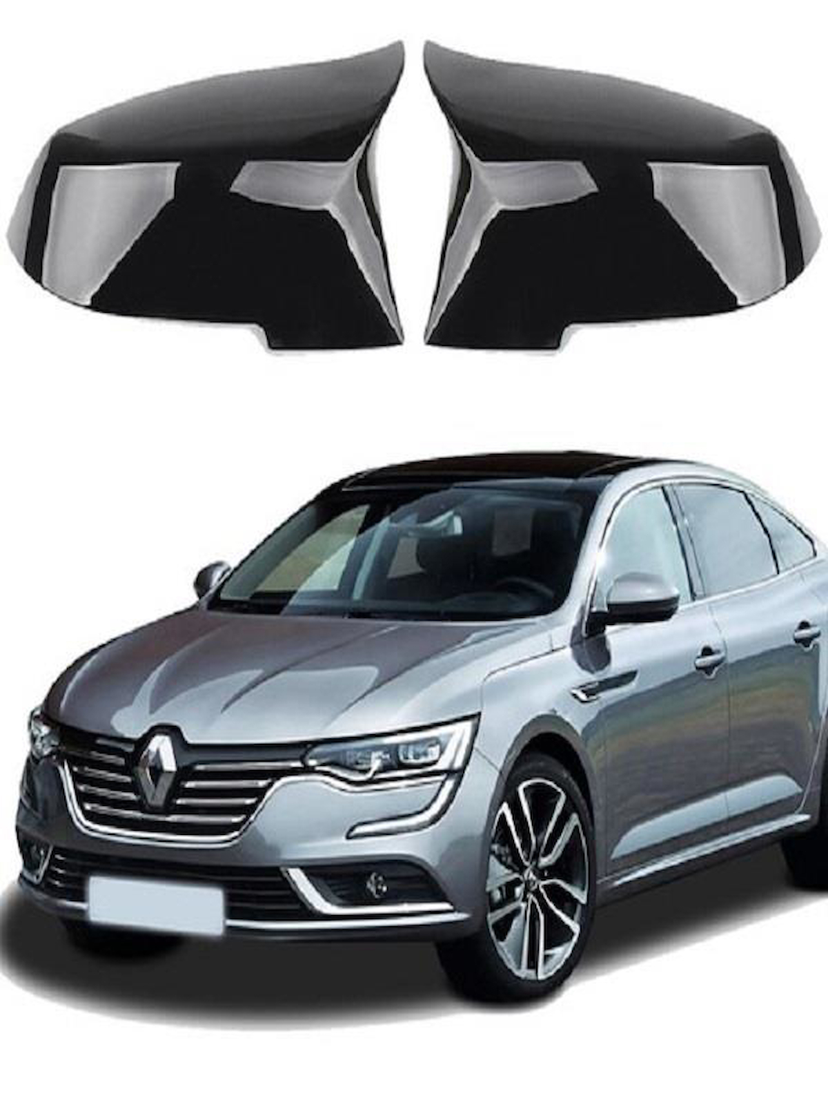 Renault Talisman Araca Özel Batman Yarasa Ayna Kapağı Pianoblack