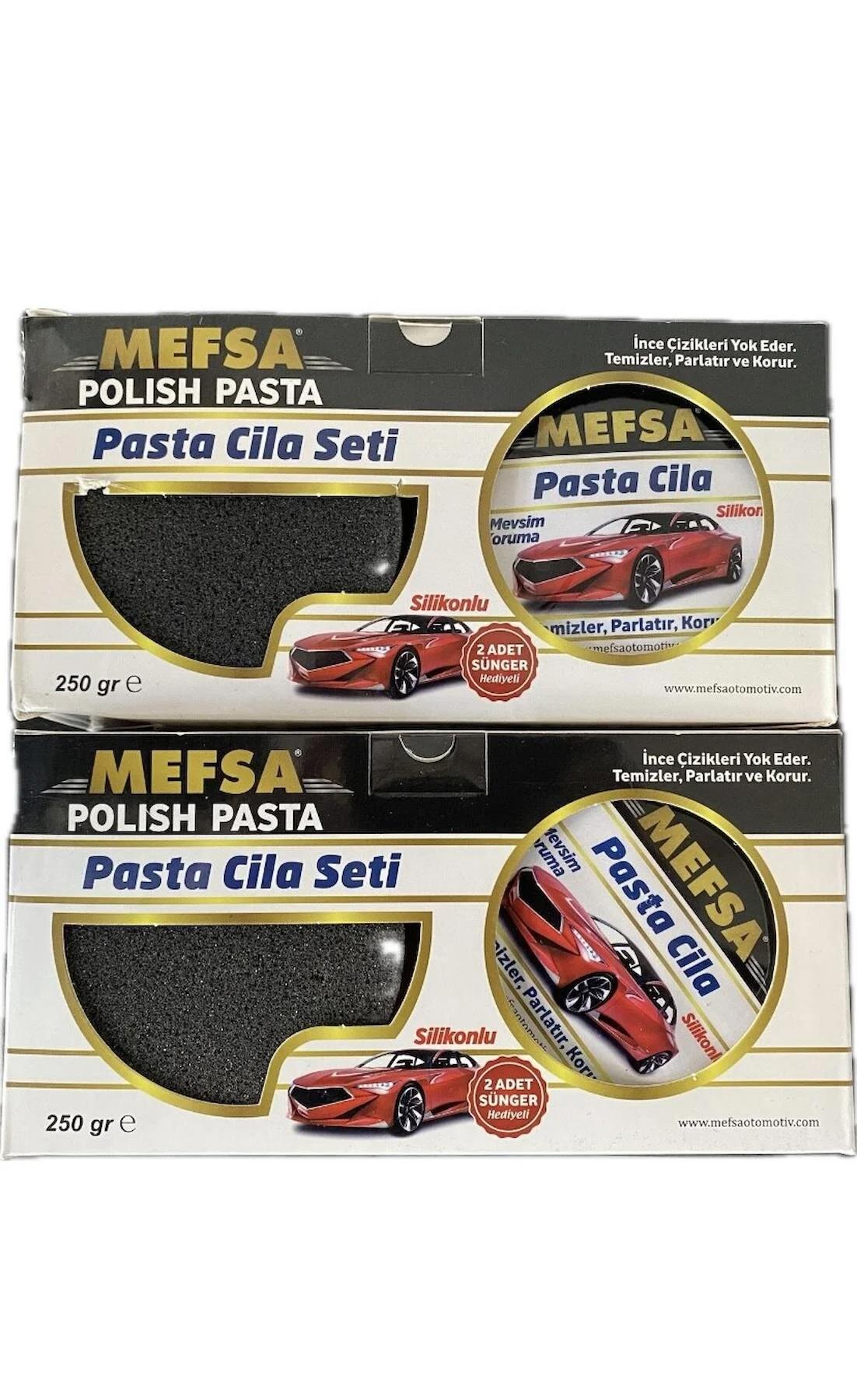 Mefsa Pasta Cila Seti Çift Süngerli 250gr 2 Adet