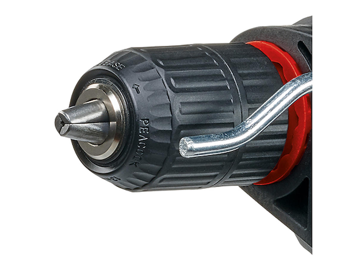 Einhell Darbeli Matkap TC-ID 720/1 E Kit (delme/darbeli delme, 13 mm mandren, devir elektroniği, beton için 5 parçalı uç seti + E-Box Basic)