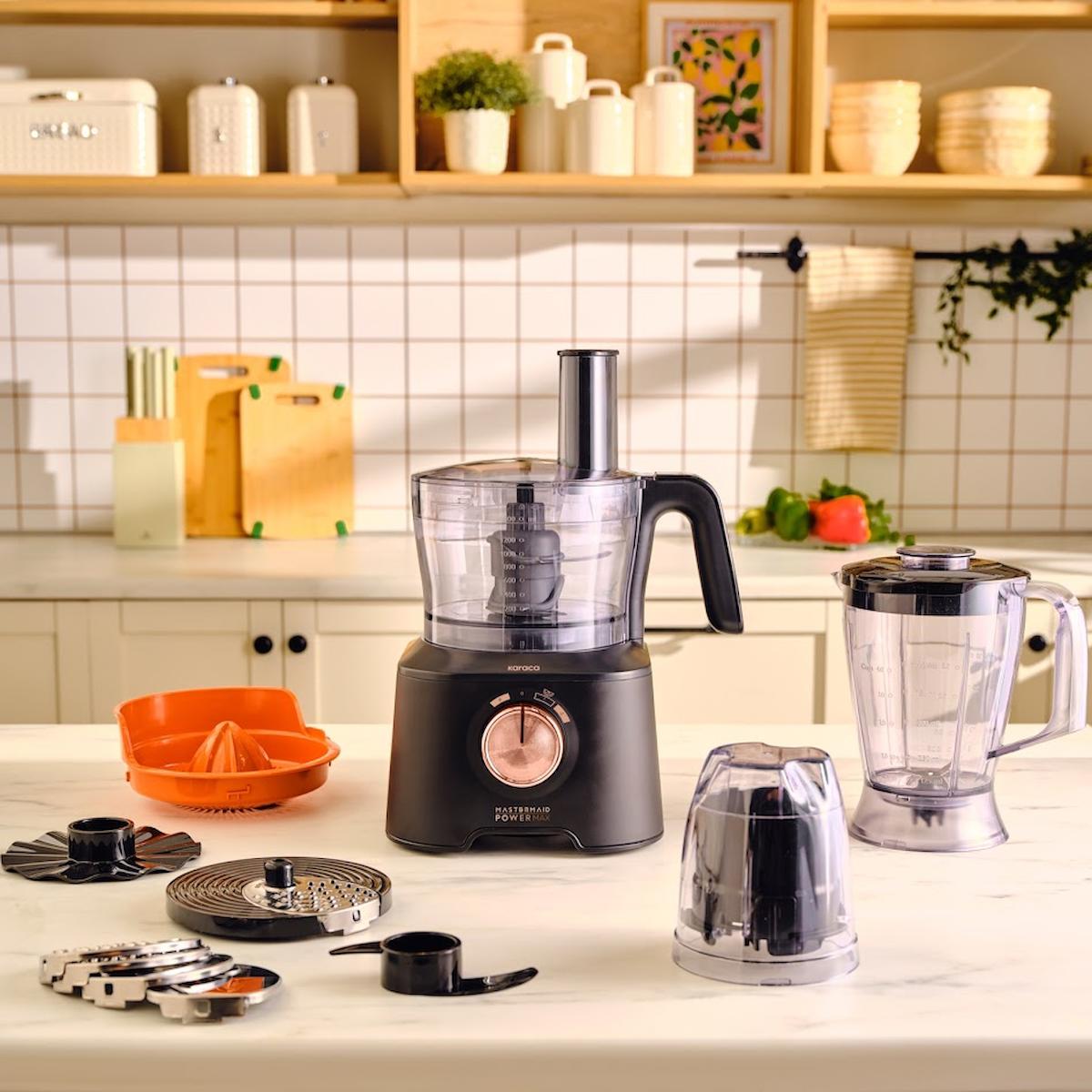 Karaca Mastermaid Power Max 11 In 1 Mutfak Robotu Black Copper 2500 W