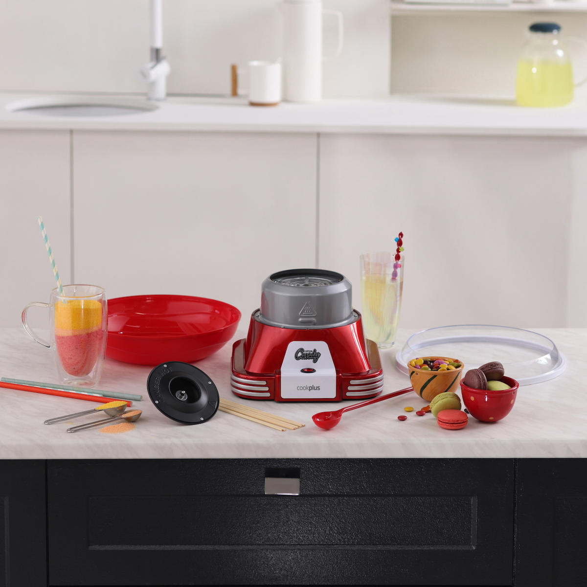 Cookplus Retro Pamuk Şeker Makinesi