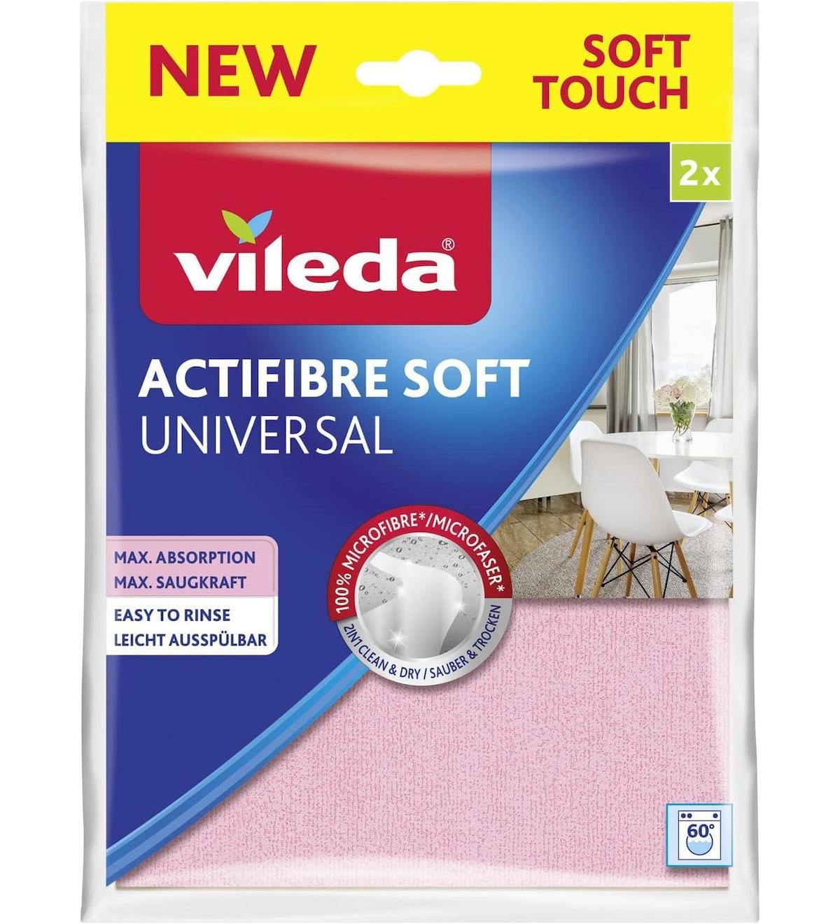 Vileda Actifibre Mikrofiber Bez, 2'li Paket