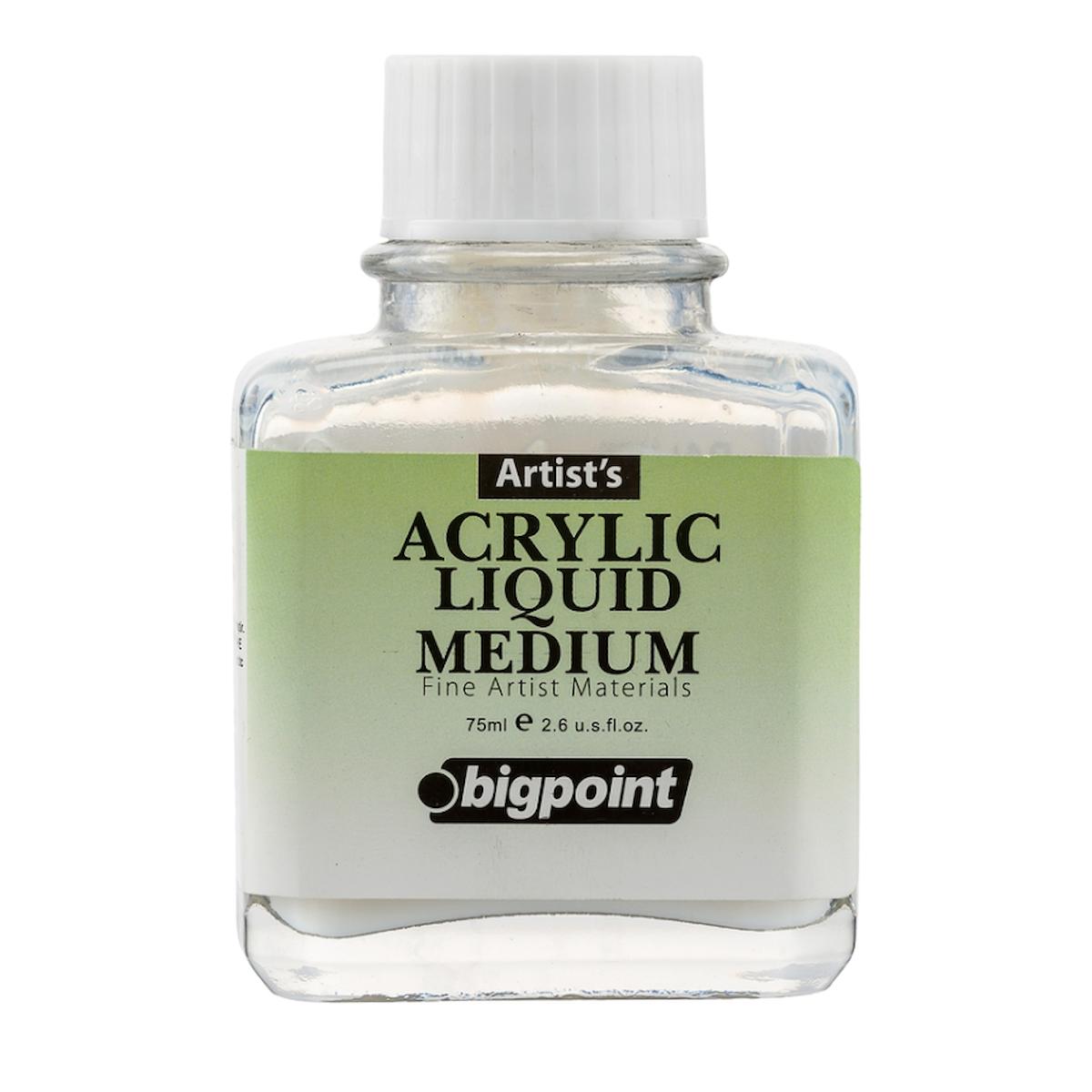 Bigpoint Akrilik Boya Likit Medyum 75 ml (Acrylic Liquid Medium)