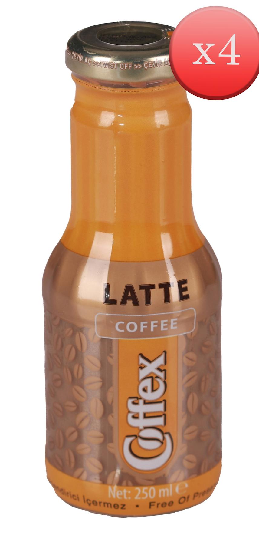 Coffex Latte Soğuk Kahve 250 Ml. 4 lü Paket