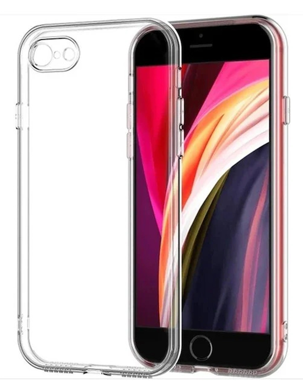 iPhone 7G/8G/SE 2 Şeffaf Silikon Kılıf