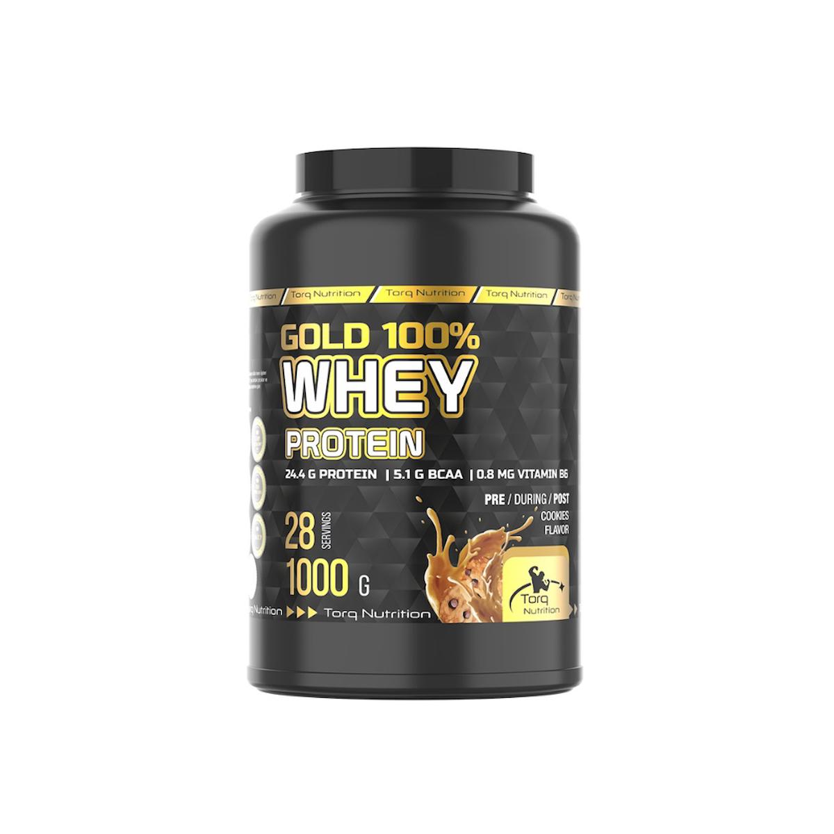 Torq GOLD %100 WHEY KURABİYE AROMALI PROTEİN 1000 Gr - 28 Servis