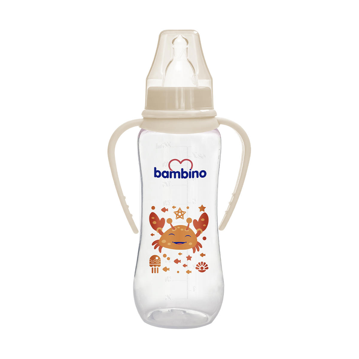 Bambino Natural PP Kulplu Biberon 250Ml B066