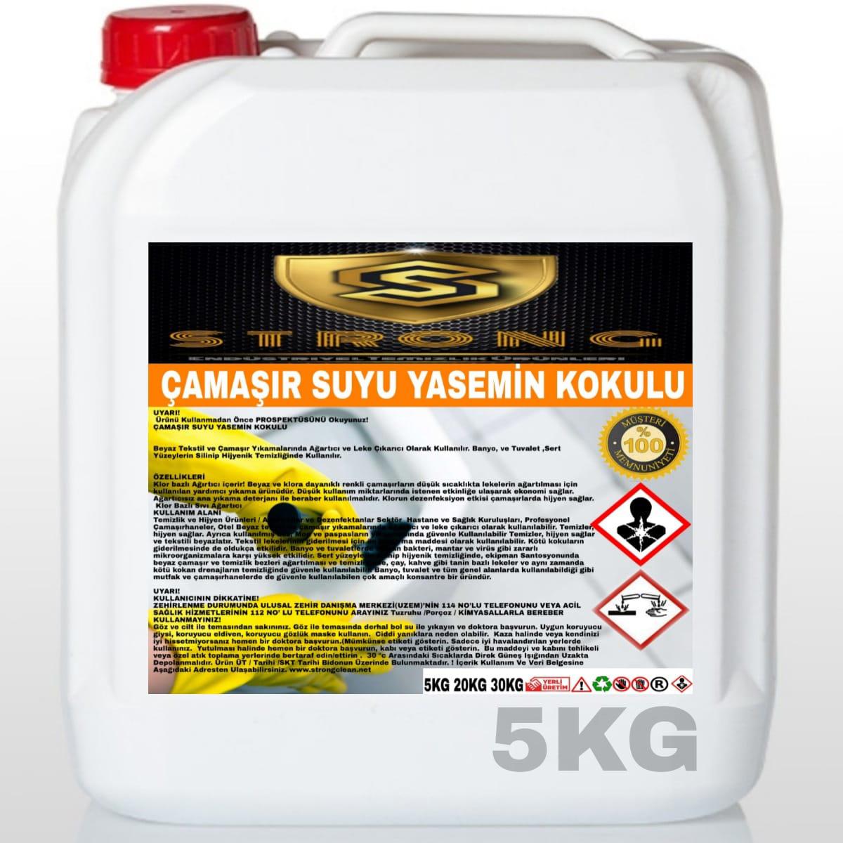 Strong Çamaşır Suyu Yasemin 5 Kg