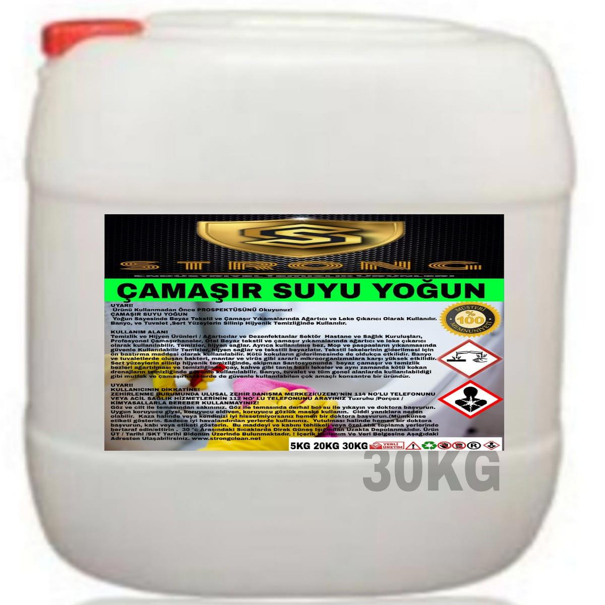 Strong Çamaşır Suyu Yoğun Kıvamlı 30 Kg