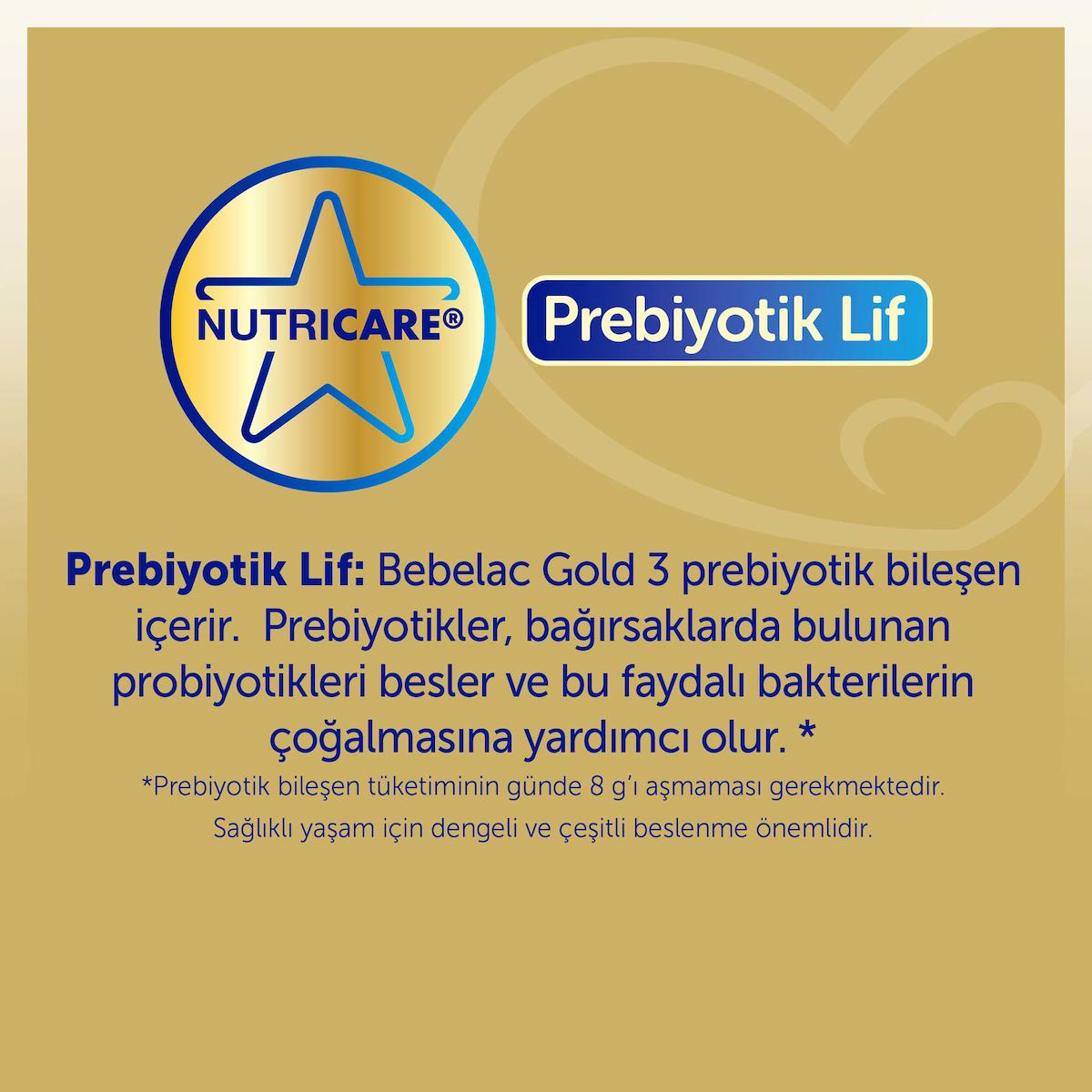 Bebelac Gold 3 Çocuk Devam Sütü 3 x 800 1 Yaş 