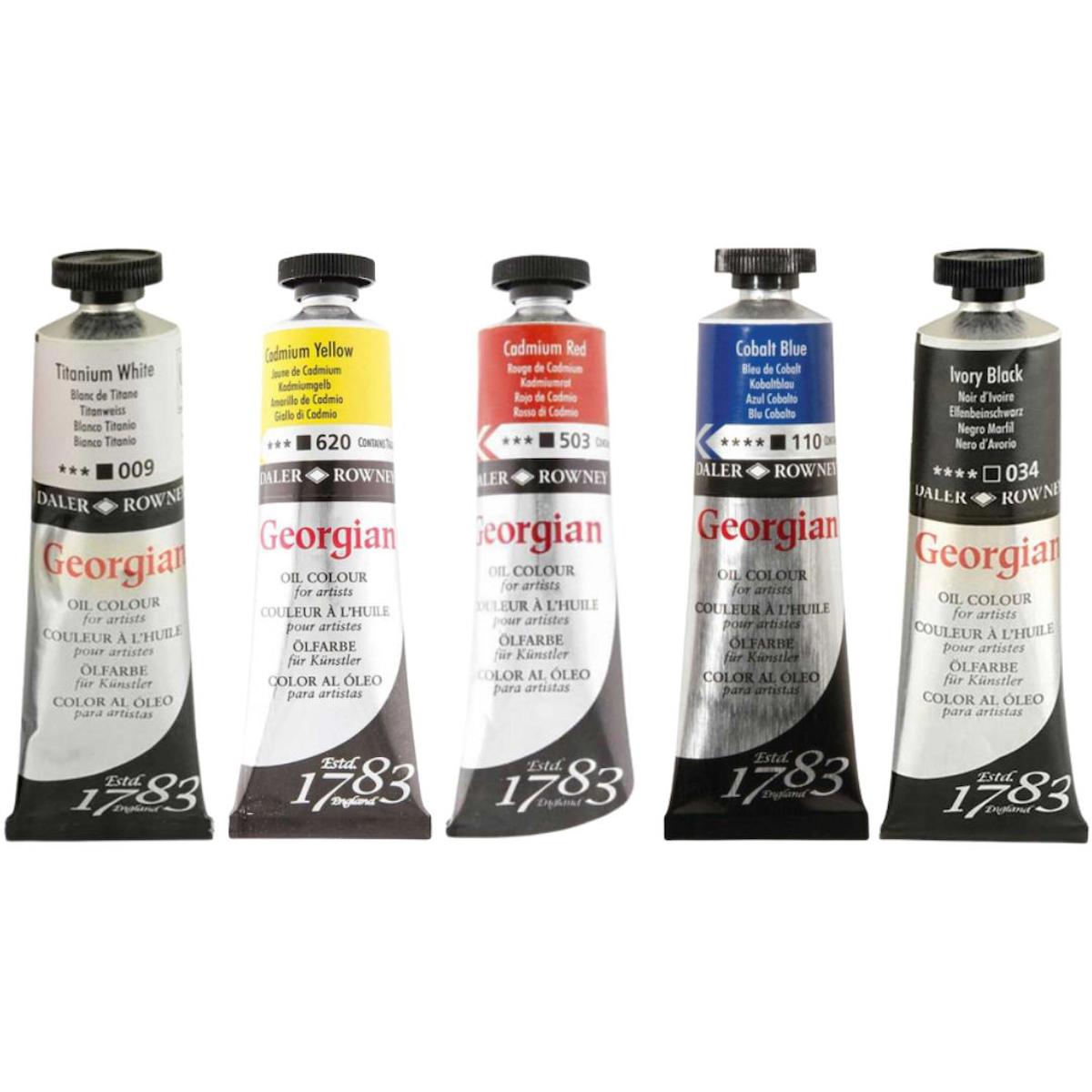 Daler Rowney Georgian Yağlı Boya Seti 5x38ml