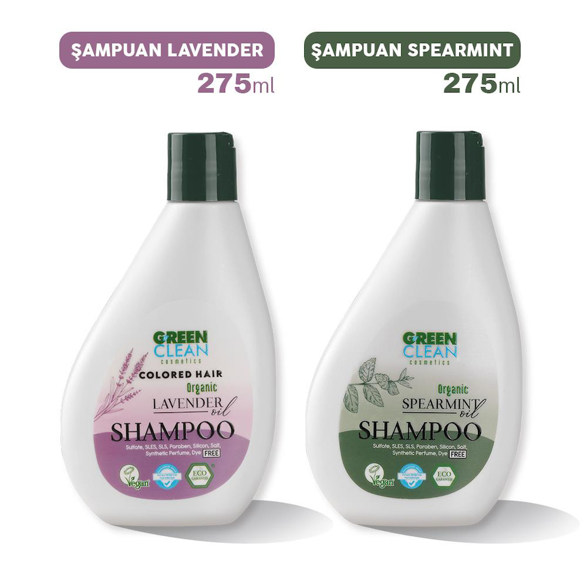 Green Clean Şampuan Spearmint ve Lavender 275 ml