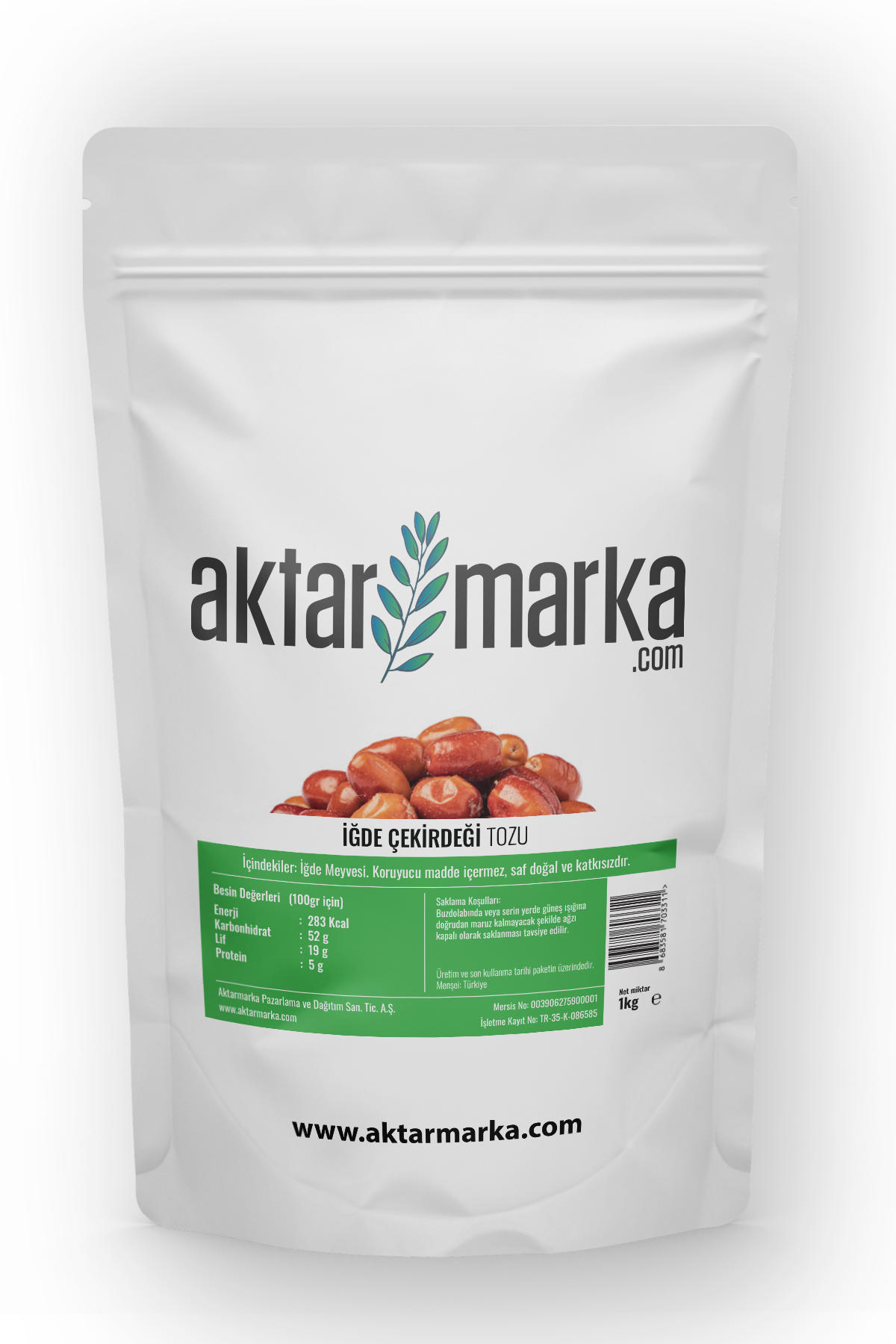 Aktarmarka İğde Çekirdeği Tozu 1 Kg