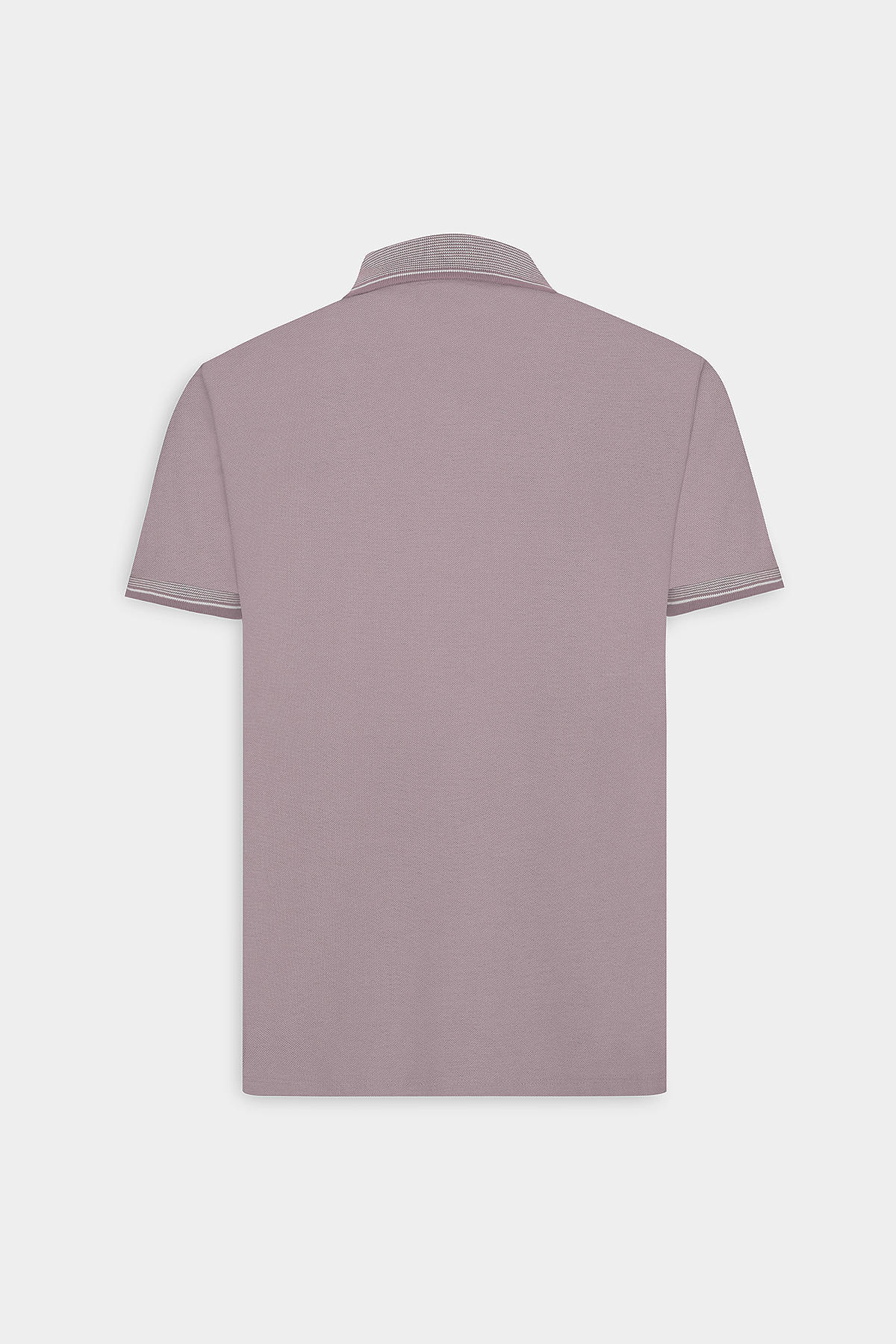 Çekmeyen Pamuklu Kumas Slim Fit Dar Kesim Bordo Kivrilmaz Polo Yaka Tisört