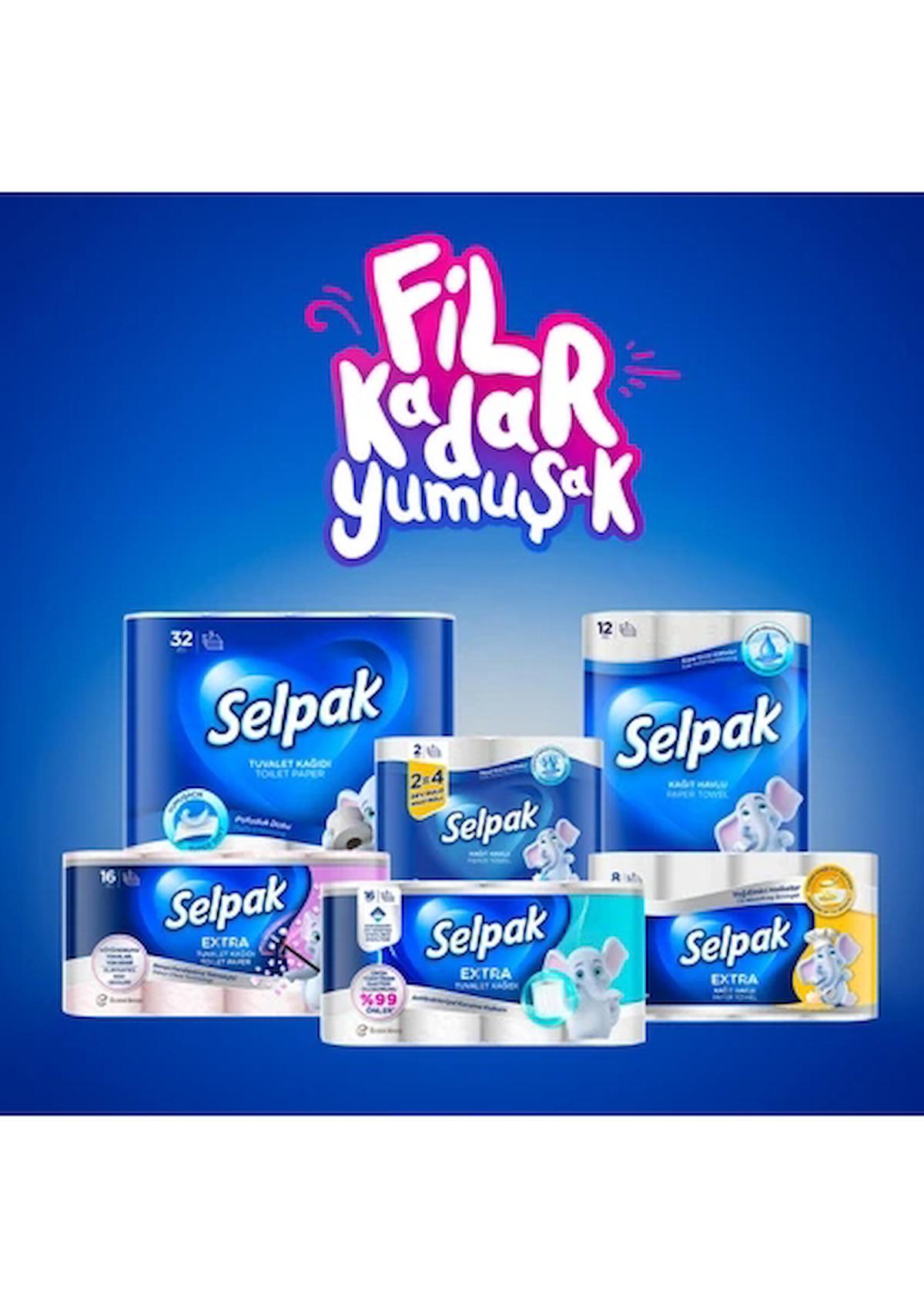 Selpak Extra Yağ Emici 8'li Kağıt Havlu