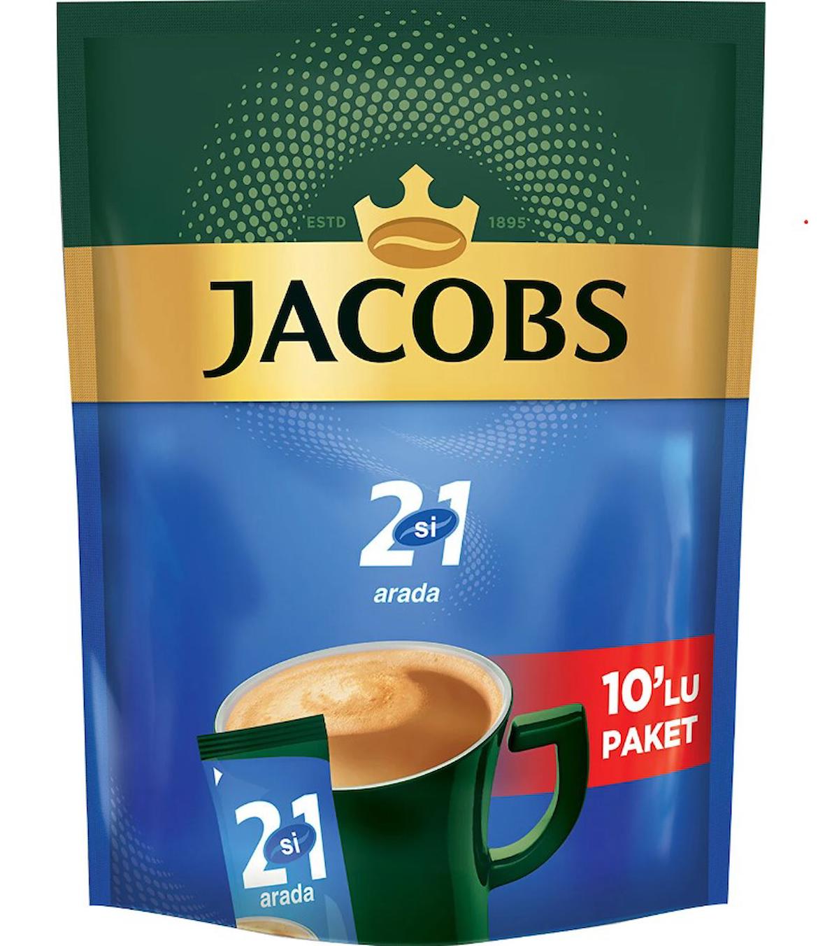 Jacobs Original 2'si 1 Arada 10'lu Hazır Kahve