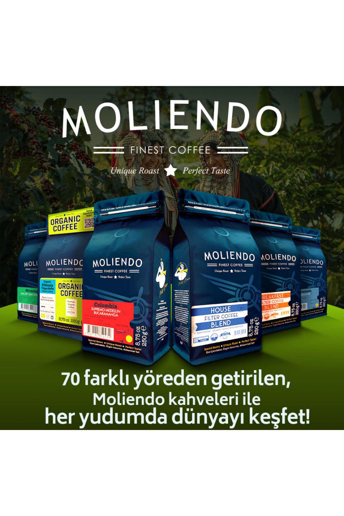 Moliendo Colombia Medellin Supremo Yöresel Kahve ( Çekirdek Kahve ) 1000 G.