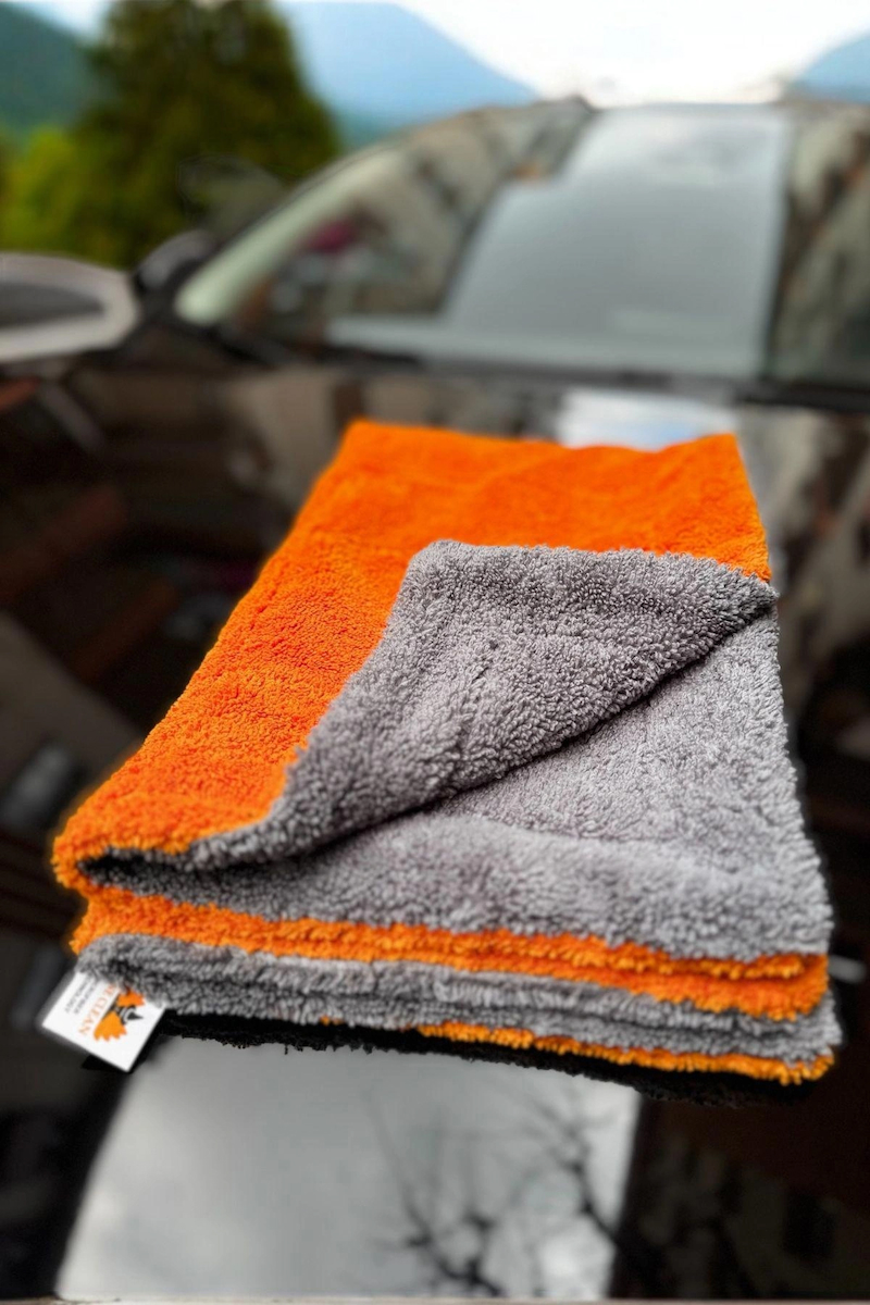 Premium 50x80 Çift Taraflı Kenarsız 740 Gsm Kalın Oto Yıkama Kurulama Araba Temizlik Bezi Mikrofiber