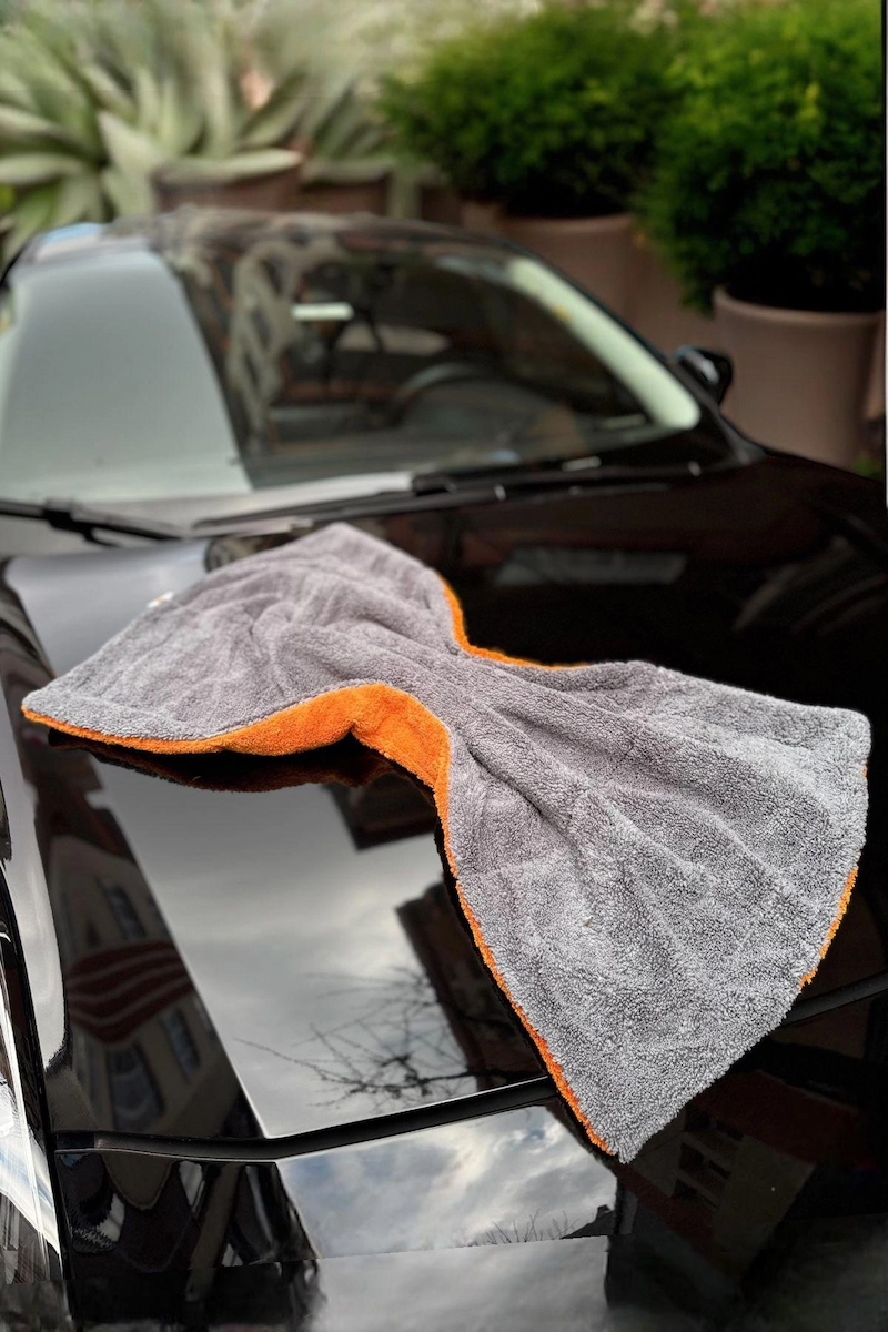 Premium 50x80 Çift Taraflı Kenarsız 740 Gsm Kalın Oto Yıkama Kurulama Araba Temizlik Bezi Mikrofiber