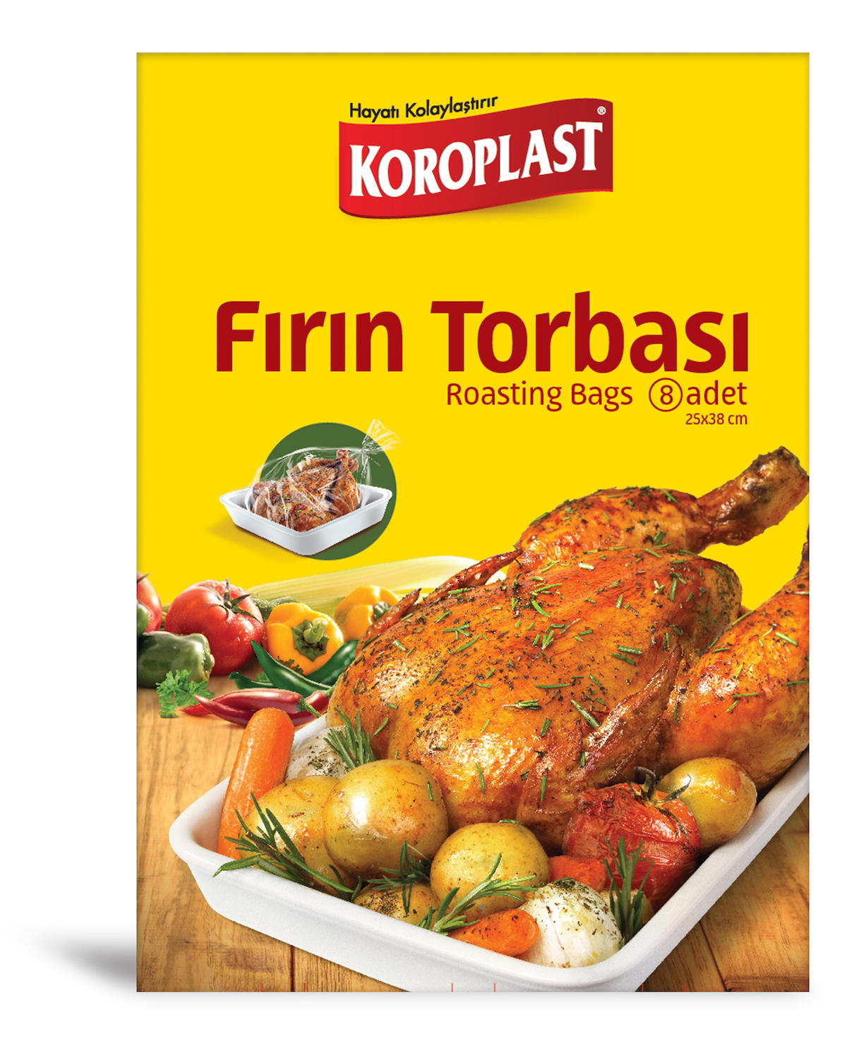 Koroplast Fırın Torbası - 8 Adet