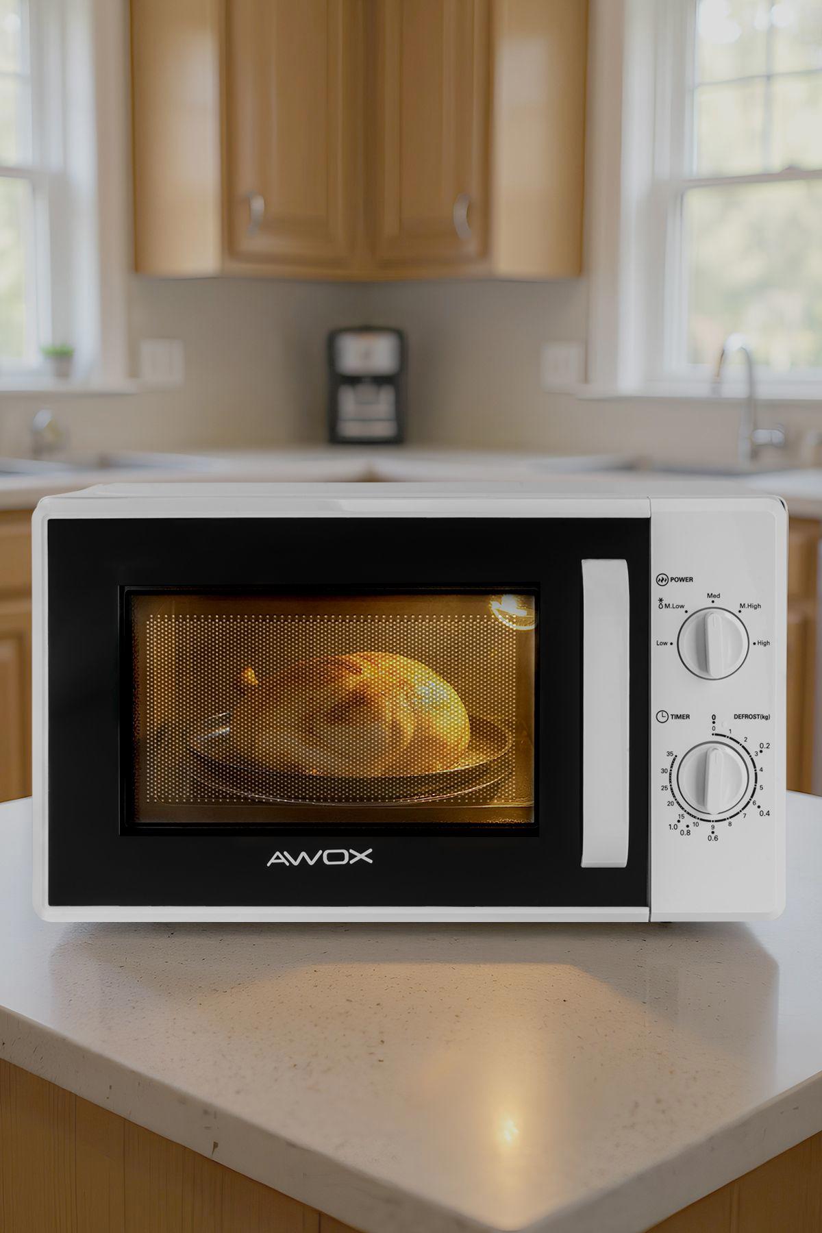Awox Mikrodalga H20 Fırın 20 Lt Beyaz