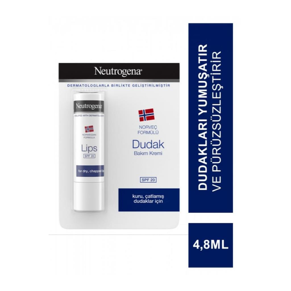 Neutrogena Dudak Bakım Kremi Spf20 4,8 Gr - SKT: 36 M