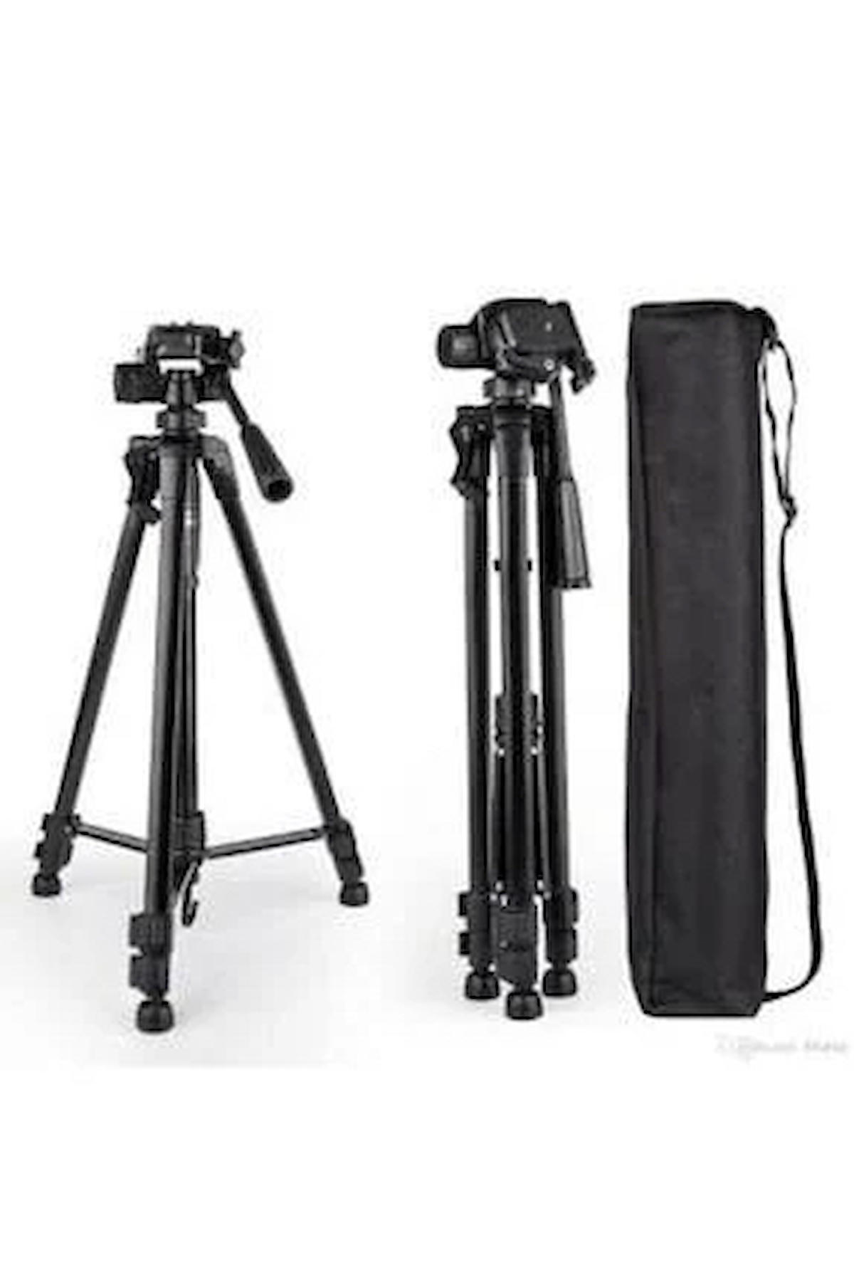 Canon 700d 750d 135cm Pro Plus Dslr Tripod 3515 + Cep Telefonu Tripod Telefon Tutucu